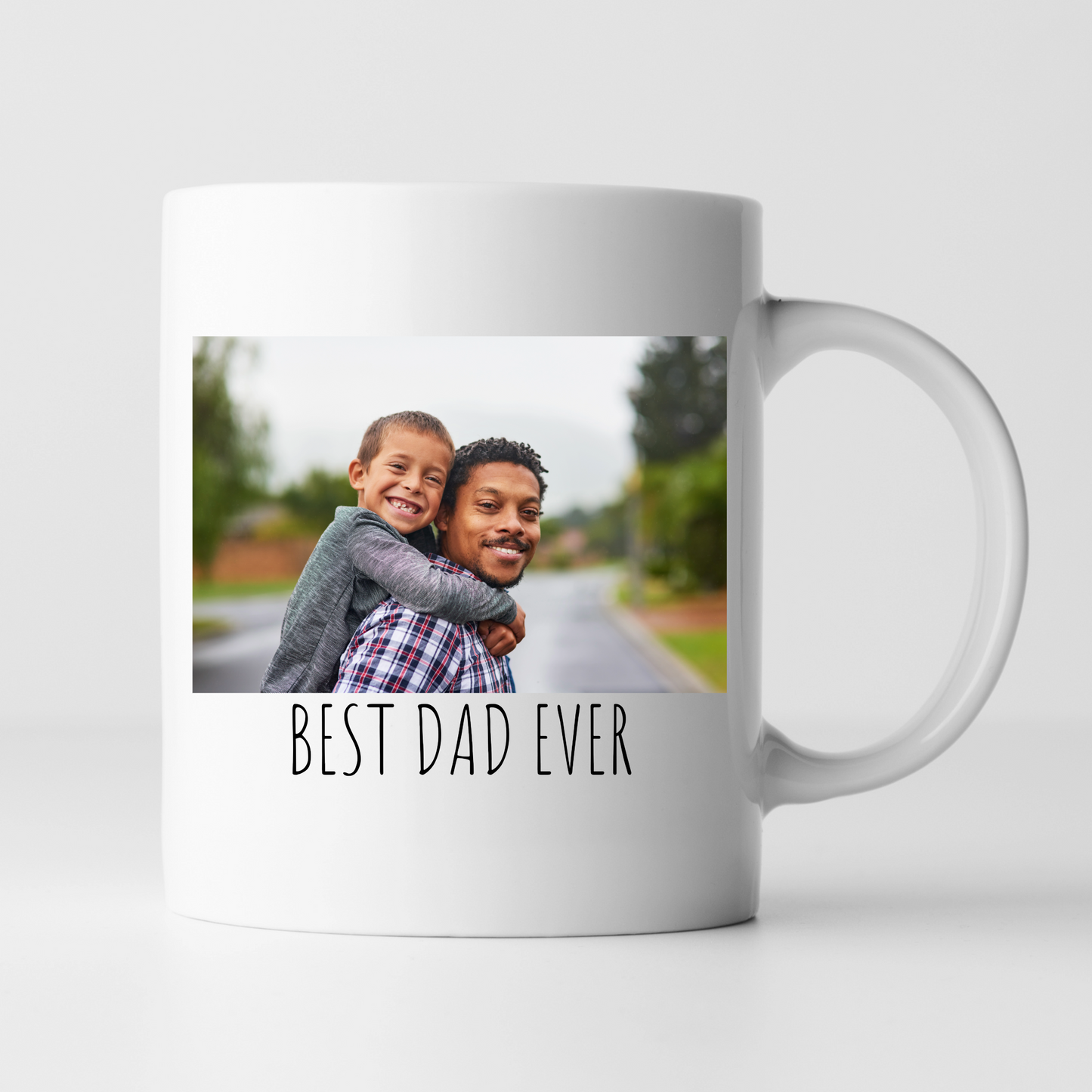 Custom Fathers Day Mug Personalized  With Picture Photo 11oz Cups Gifts by SEC Apparel