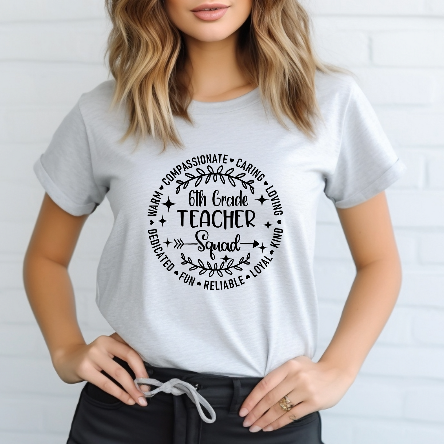 Custom Teacher Squad with Grade | Graphic T Shirts| Unisex | SEC Apparel