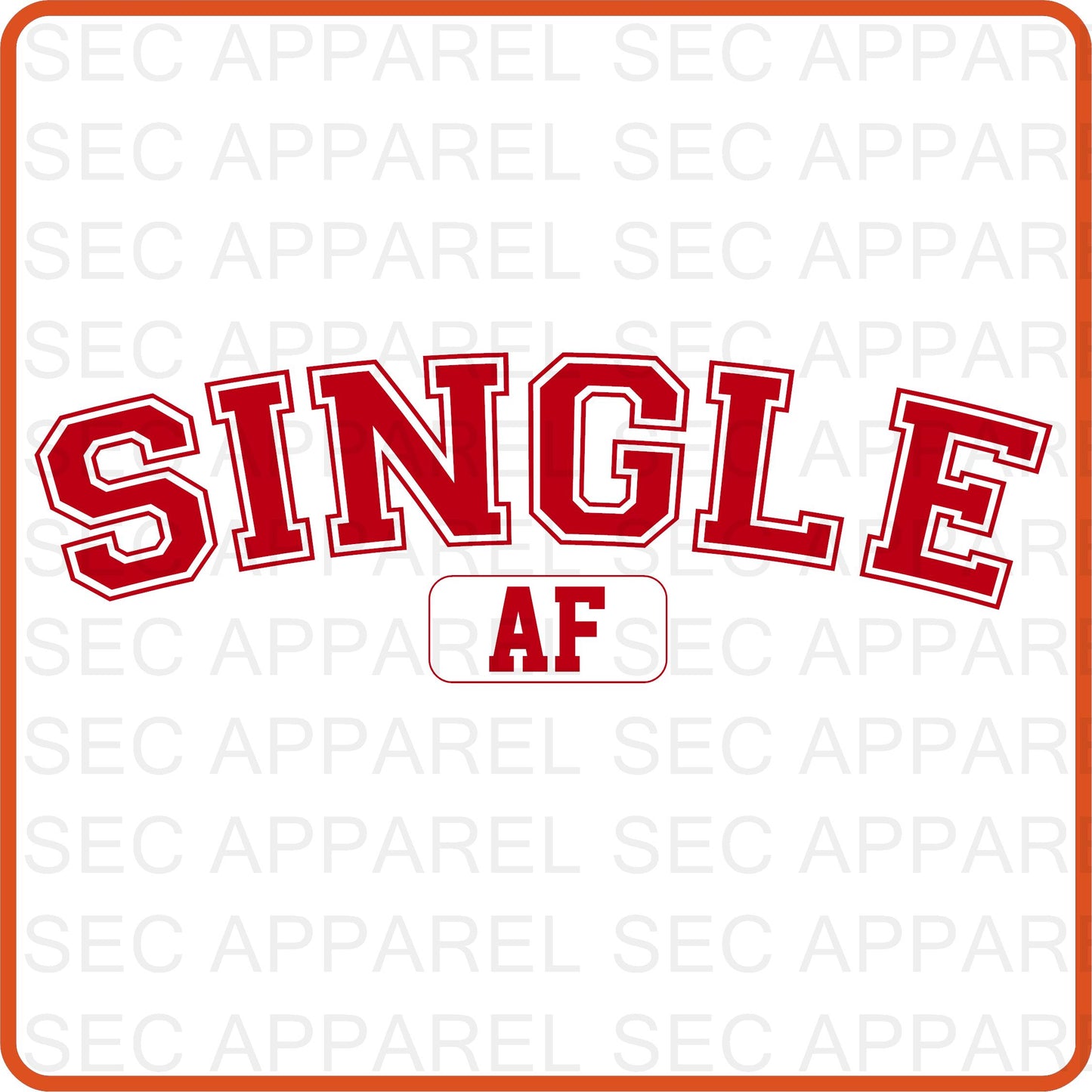 Valentine Iron On Decals Patches transfers vinyl  for shirts, clothing | SEC Apparel | Single AF