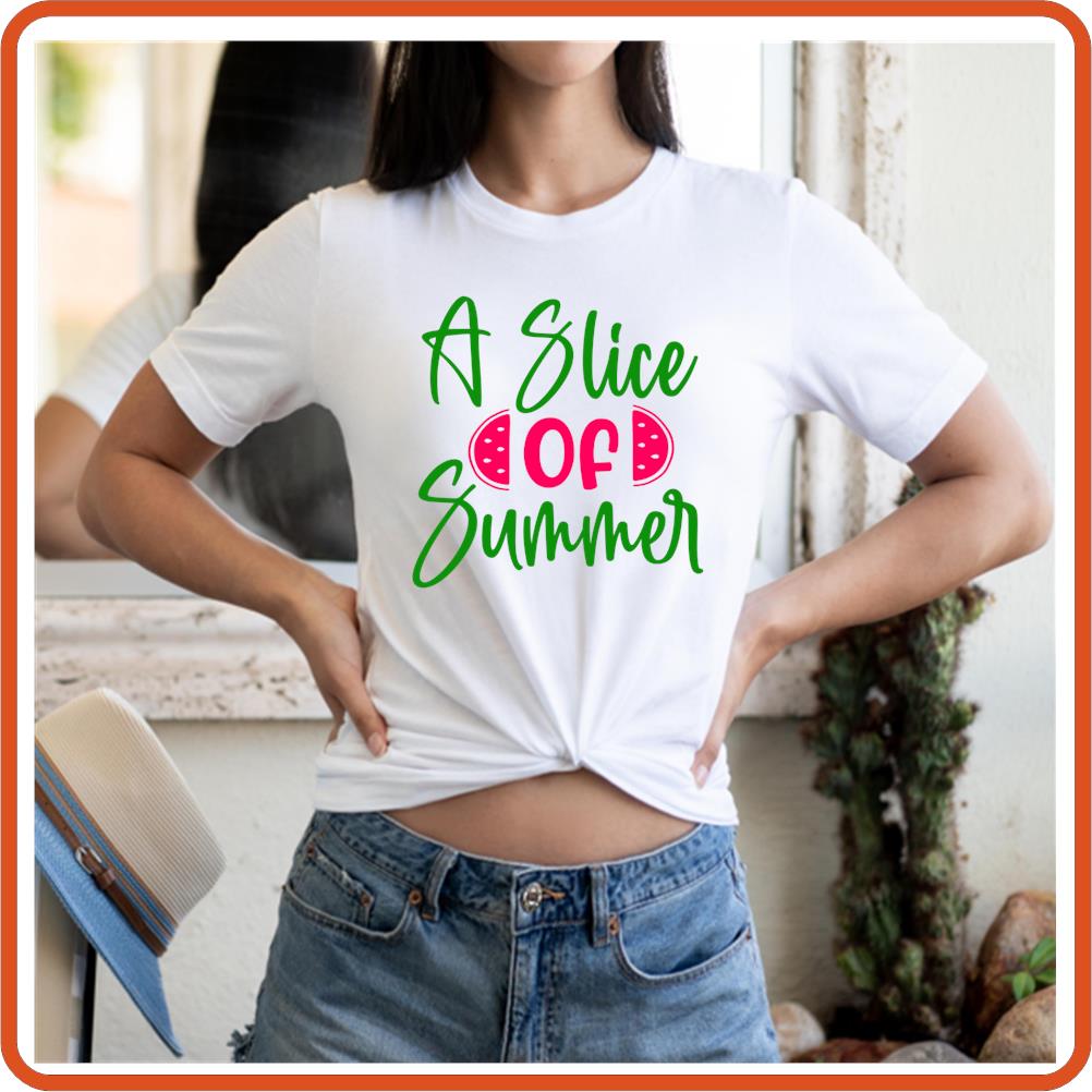 A Slice of Summer | Summer Iron On Decal by SEC Apparel for Shirts, Clothing and More - secapparelonline