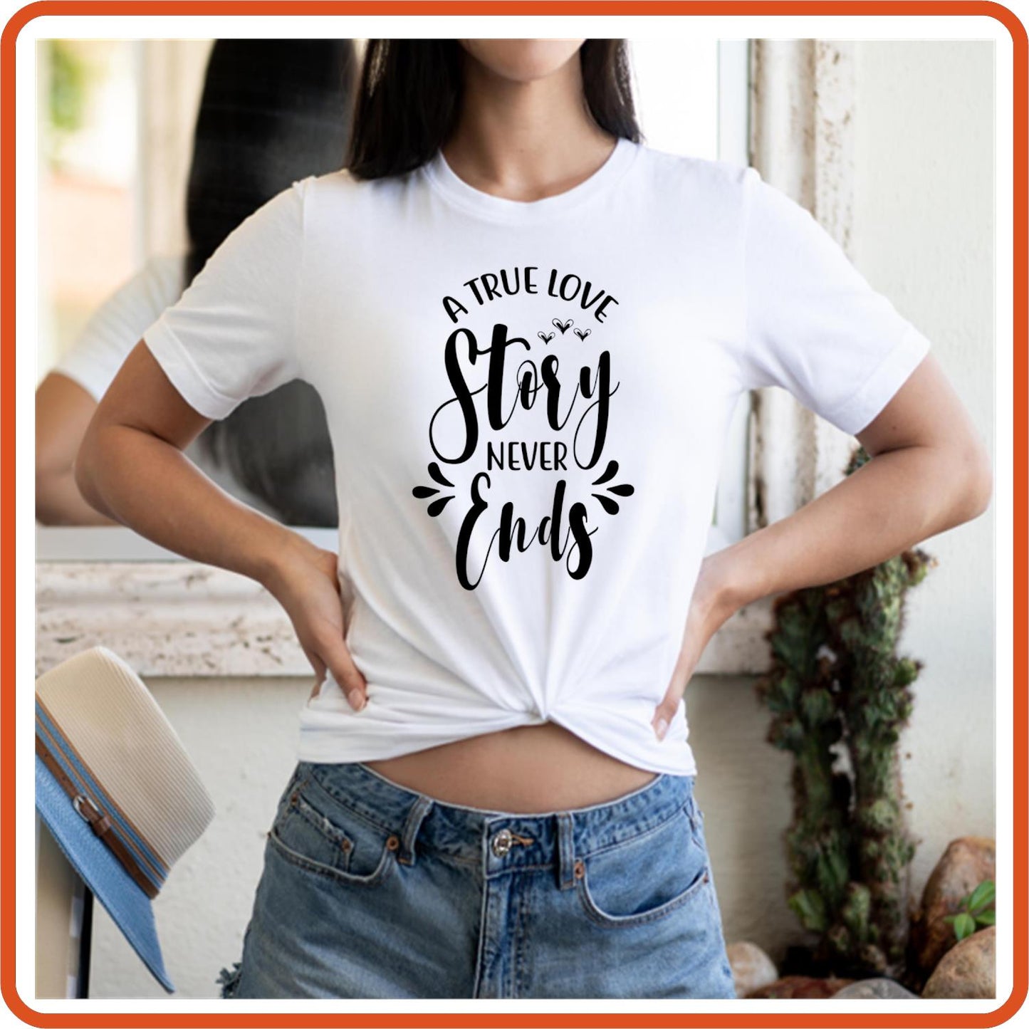 A True Love Story | Anniversary Iron On Decal Patches by SEC Apparel - secapparelonline