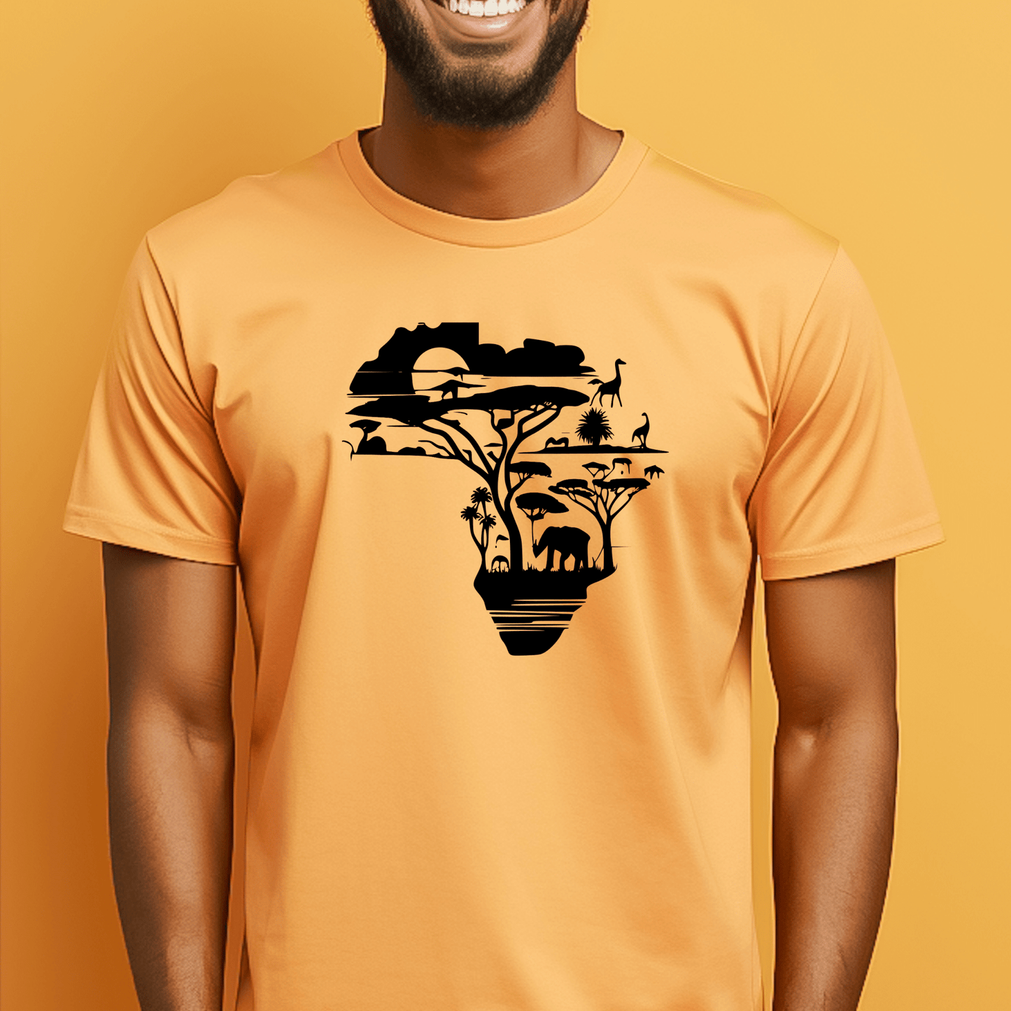 Africa Graphic T Shirt | Unisex | African Shirts | SEC Apparel - secapparelonline