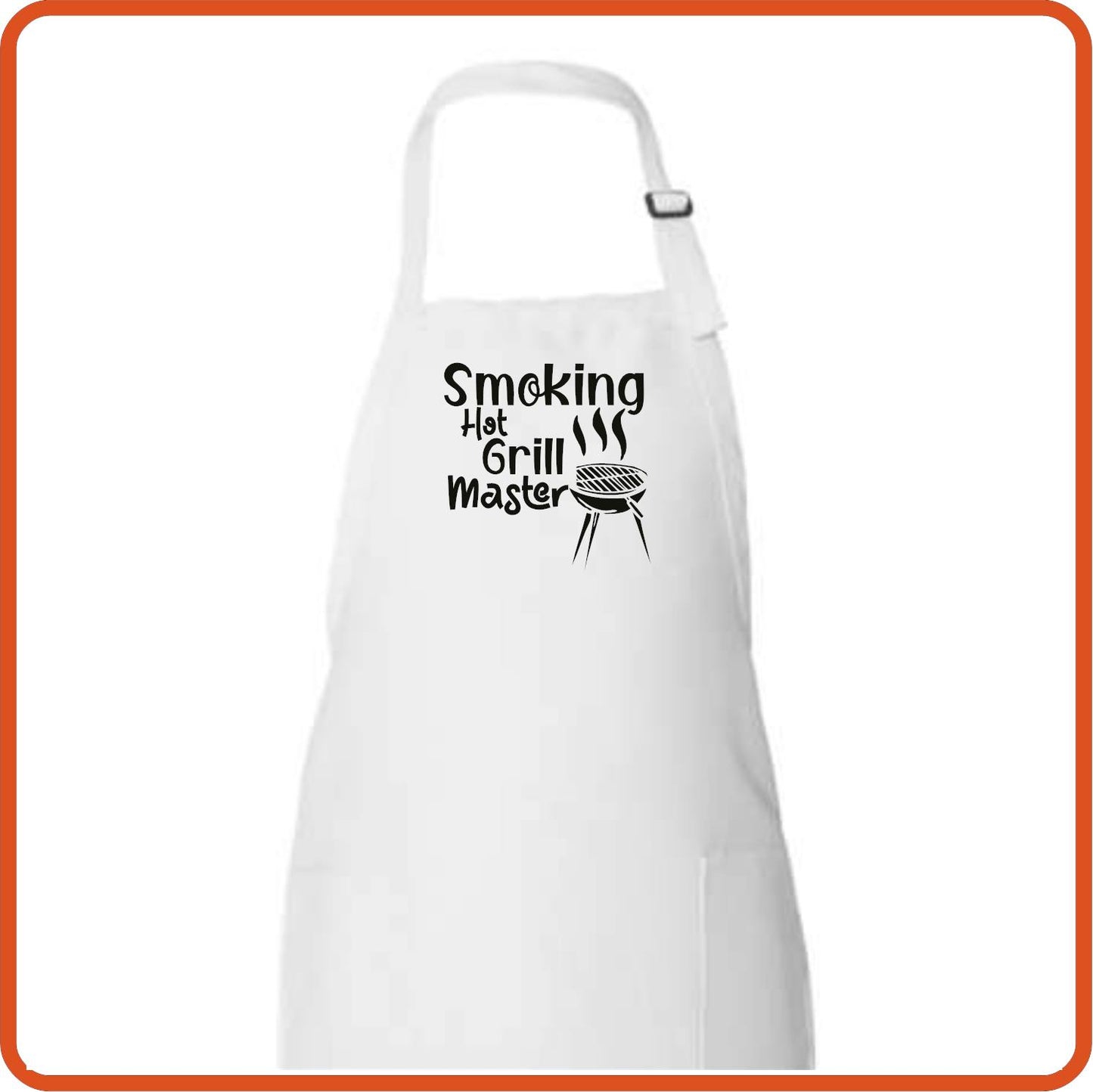 Smoking Hot Grill Master Full Length Apron by SEC Apparel