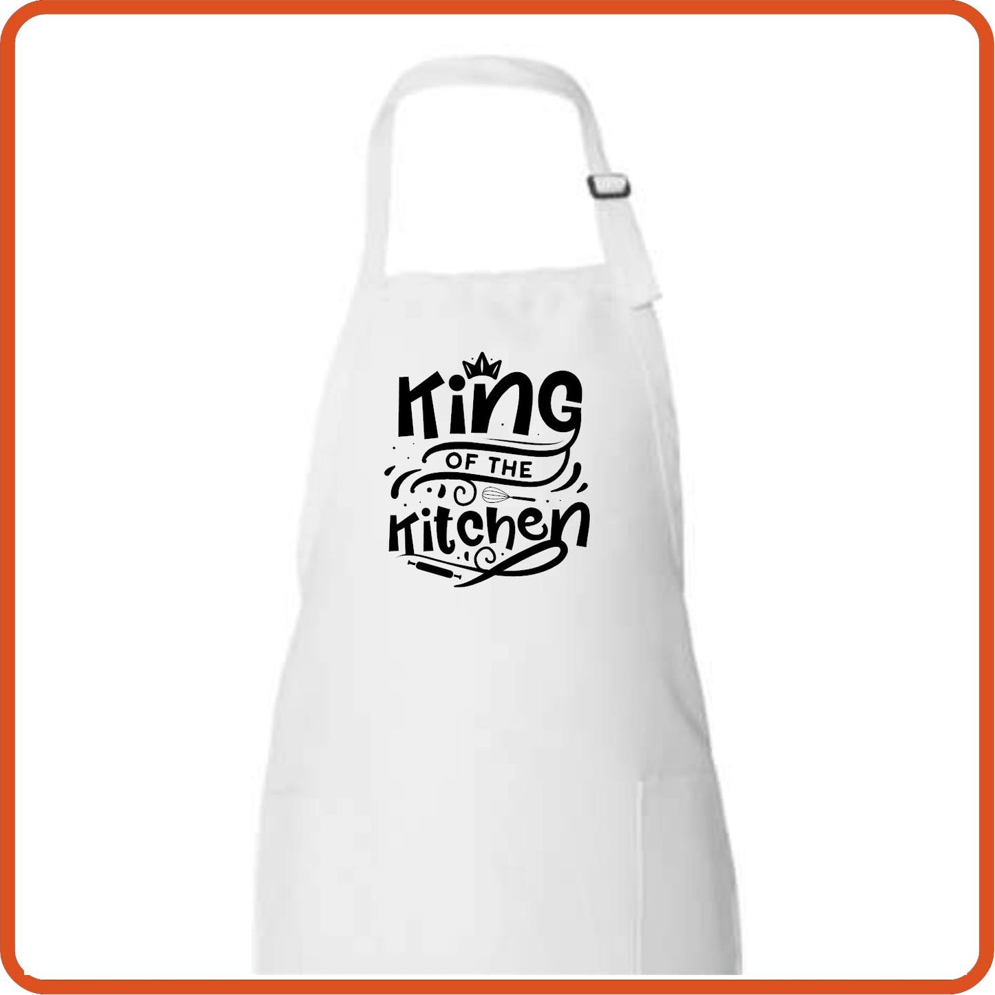 King of the Kitchen Full Length Apron by SEC Apparel