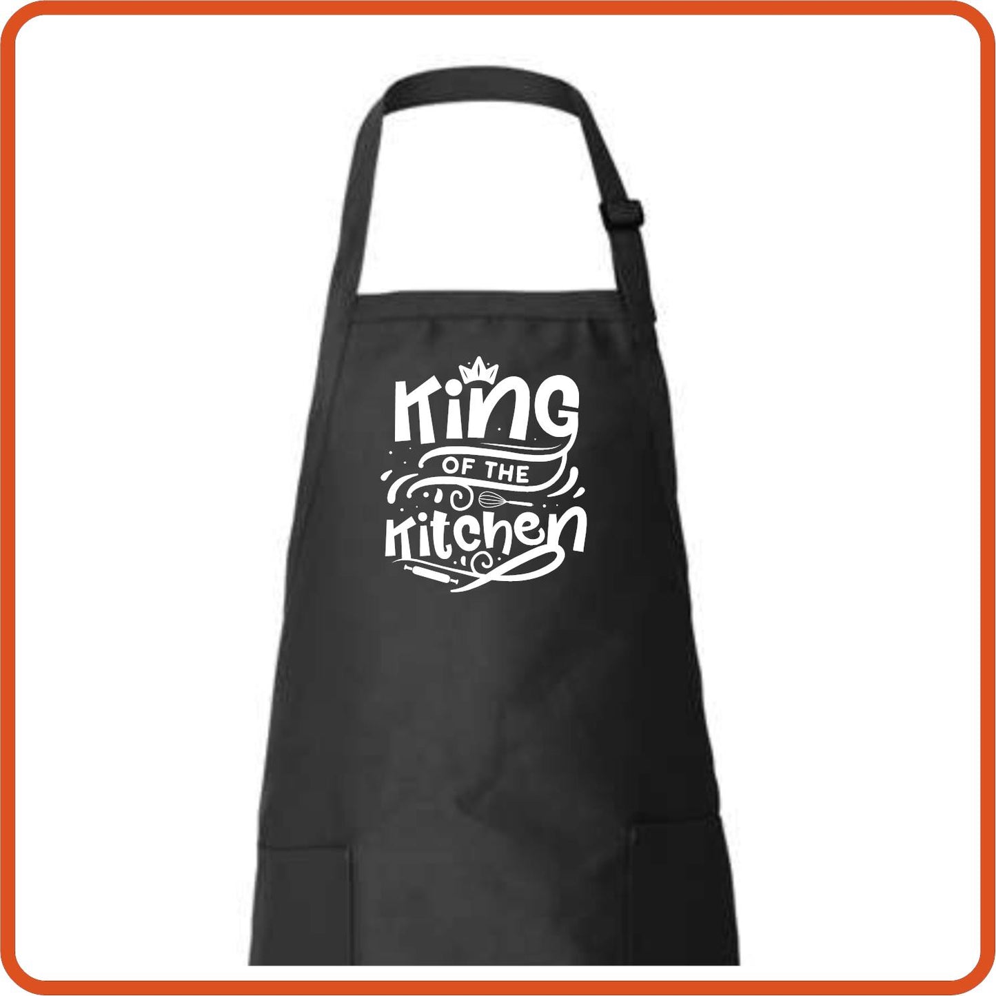 King of the Kitchen Full Length Apron by SEC Apparel