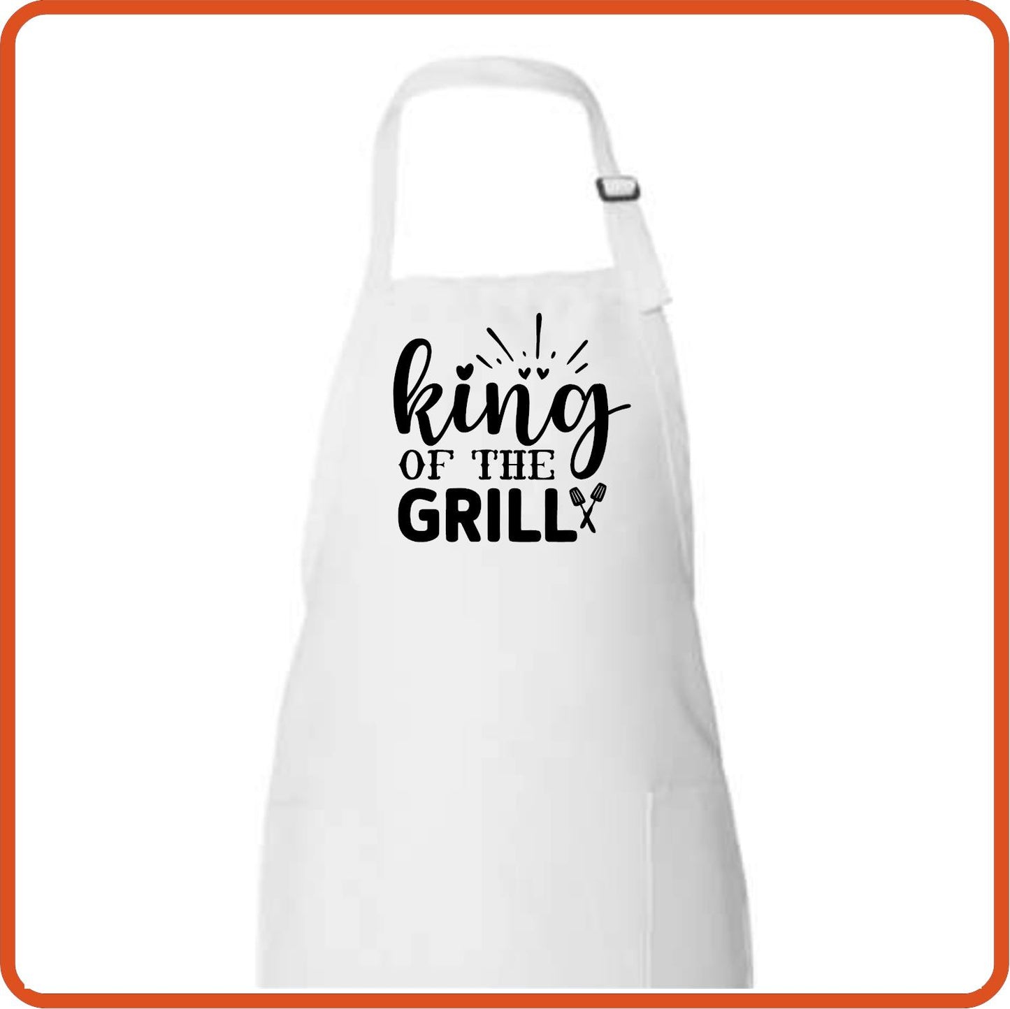 King of the Grill Full Length Apron by SEC Apparel