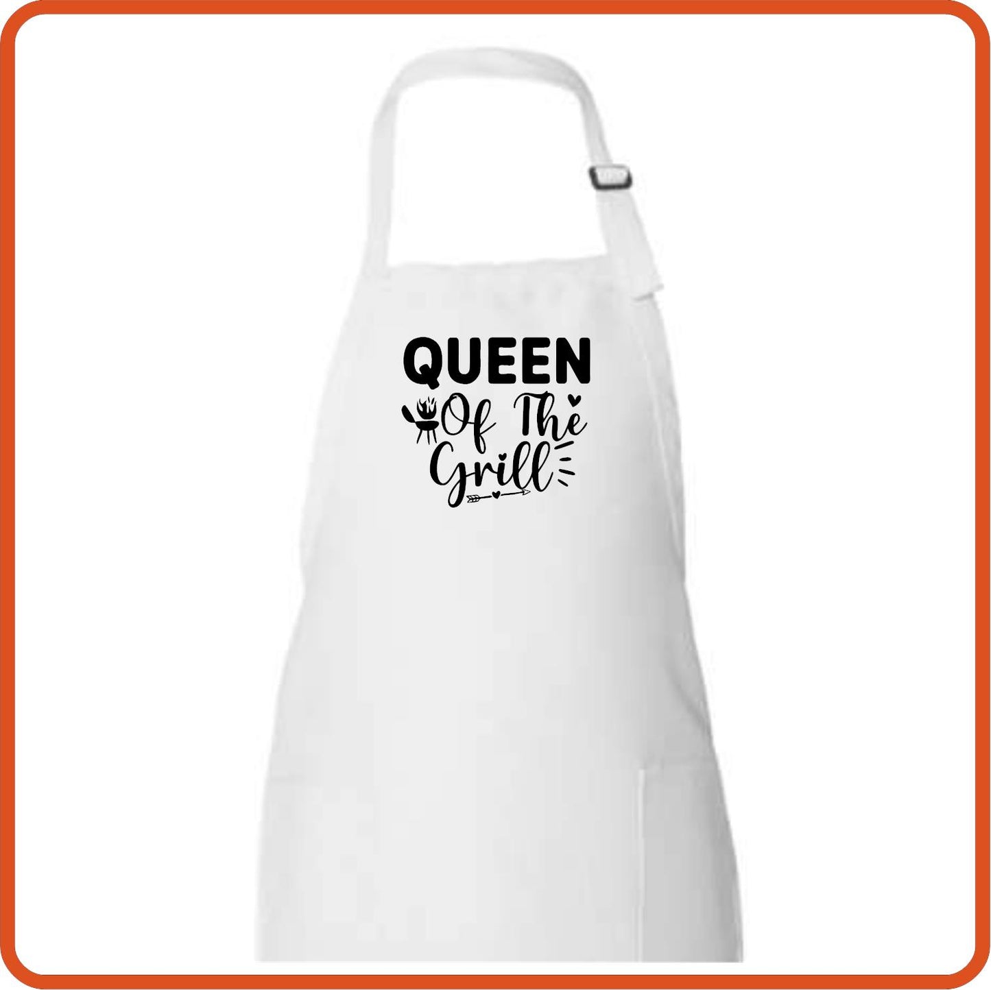 Queen of the Grill Full Length Apron by SEC Apparel