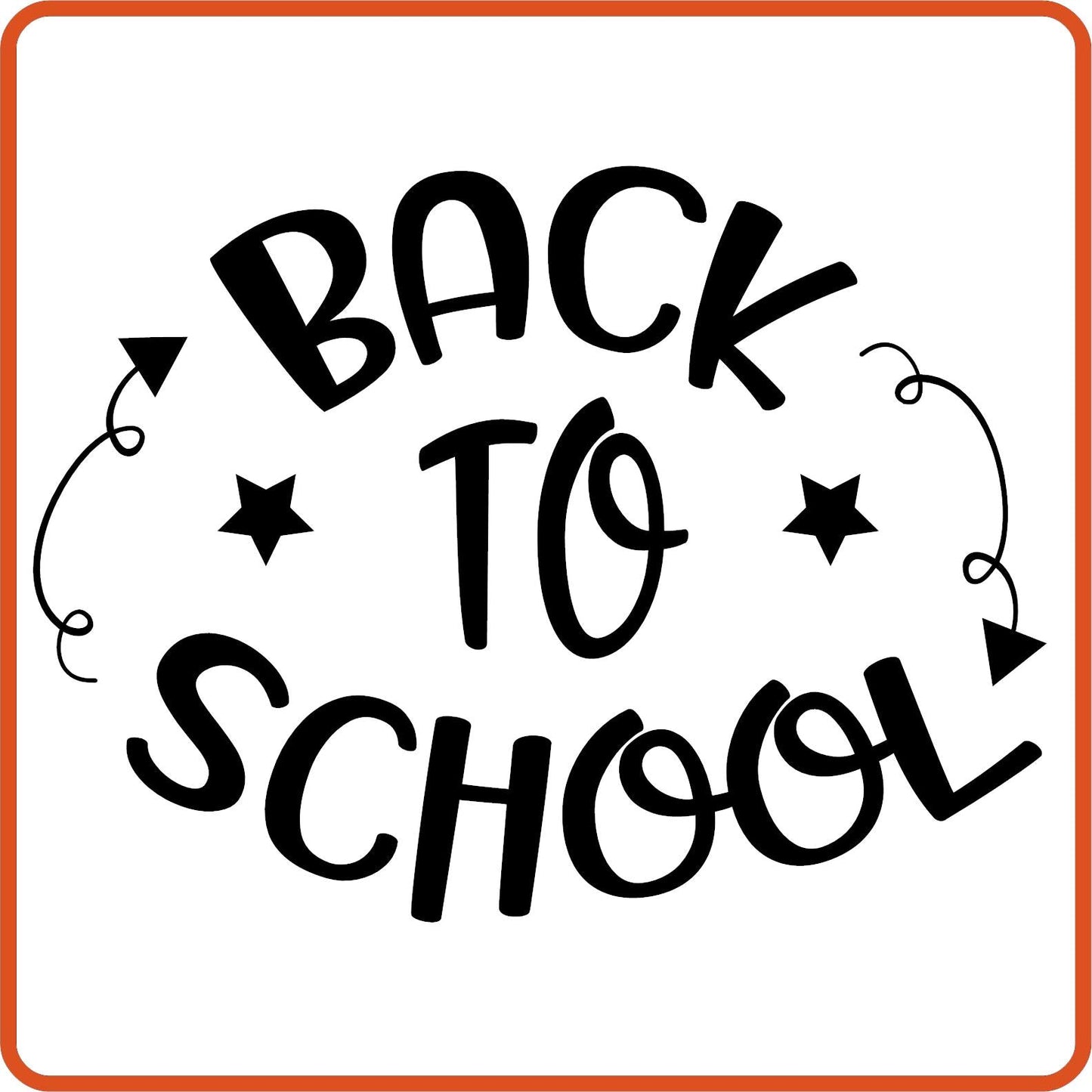 Back to School | Back to School Iron On Decals Patches by SEC Apparel - secapparelonline