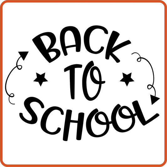 Back to School | Back to School Iron On Decals Patches by SEC Apparel - secapparelonline