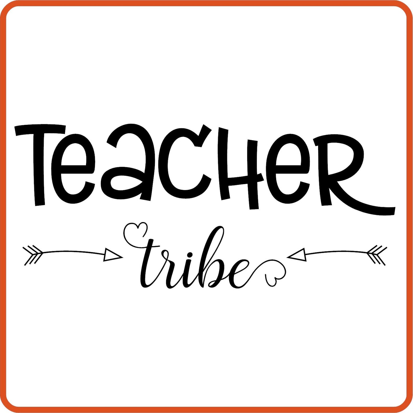 Teacher Tribe| Back to School Iron On Decals Patches by SEC Apparel