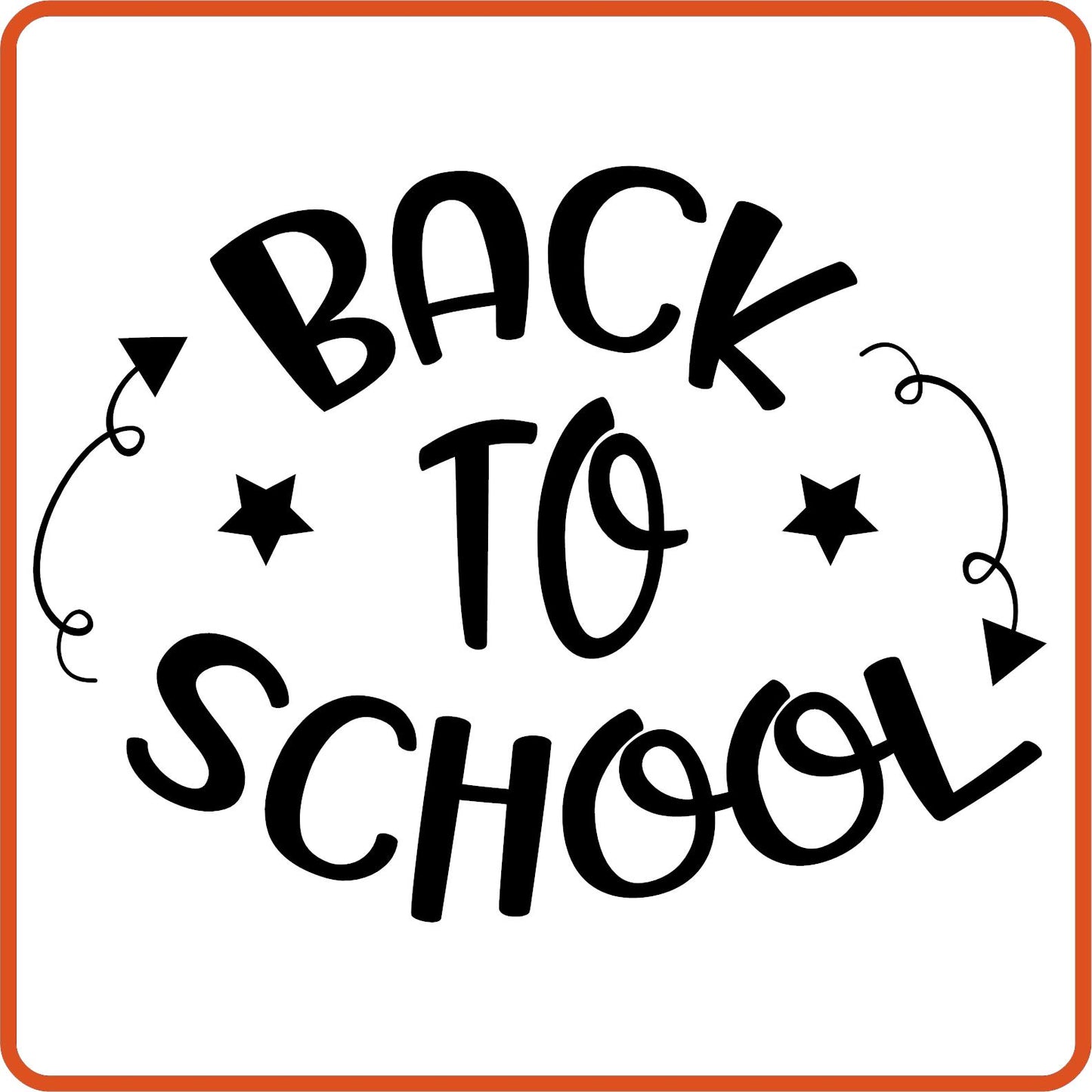 Back to School | Back to School Iron On Decals Patches by SEC Apparel