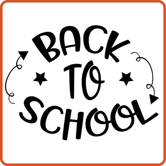 Back to School | Back to School Iron On Decals Patches by SEC Apparel