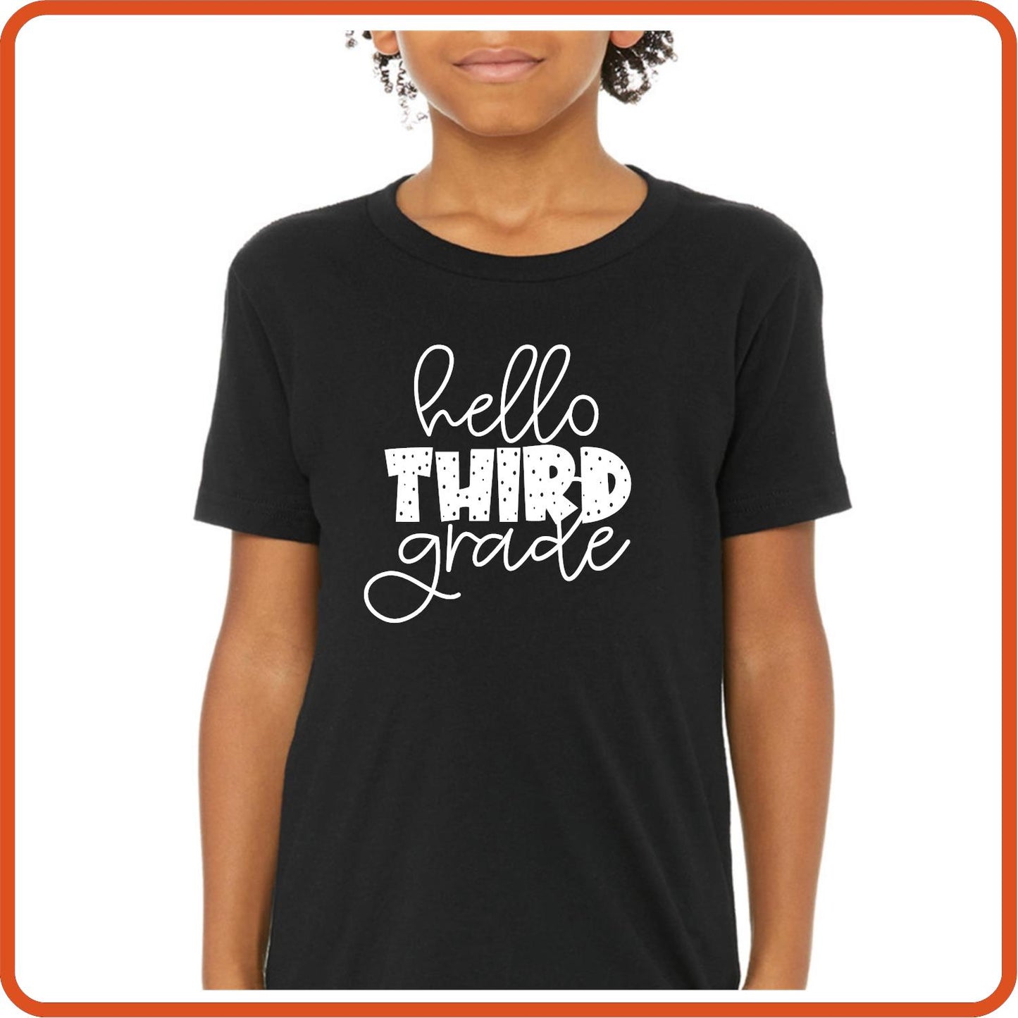 Hello Third Grade | Back to School Shirts | T-Shirts by SEC Apparel