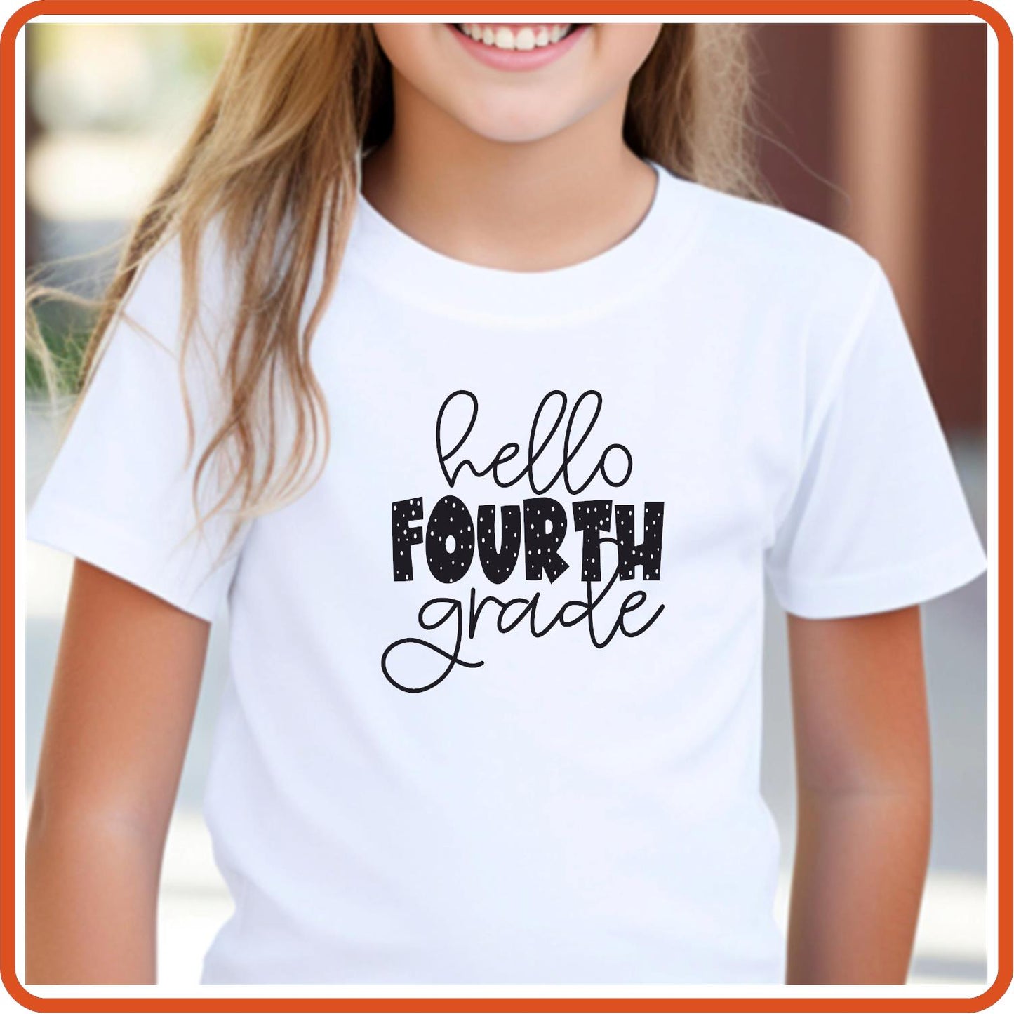 Hello Fourth Grade | Back to School Shirts | T-Shirts by SEC Apparel