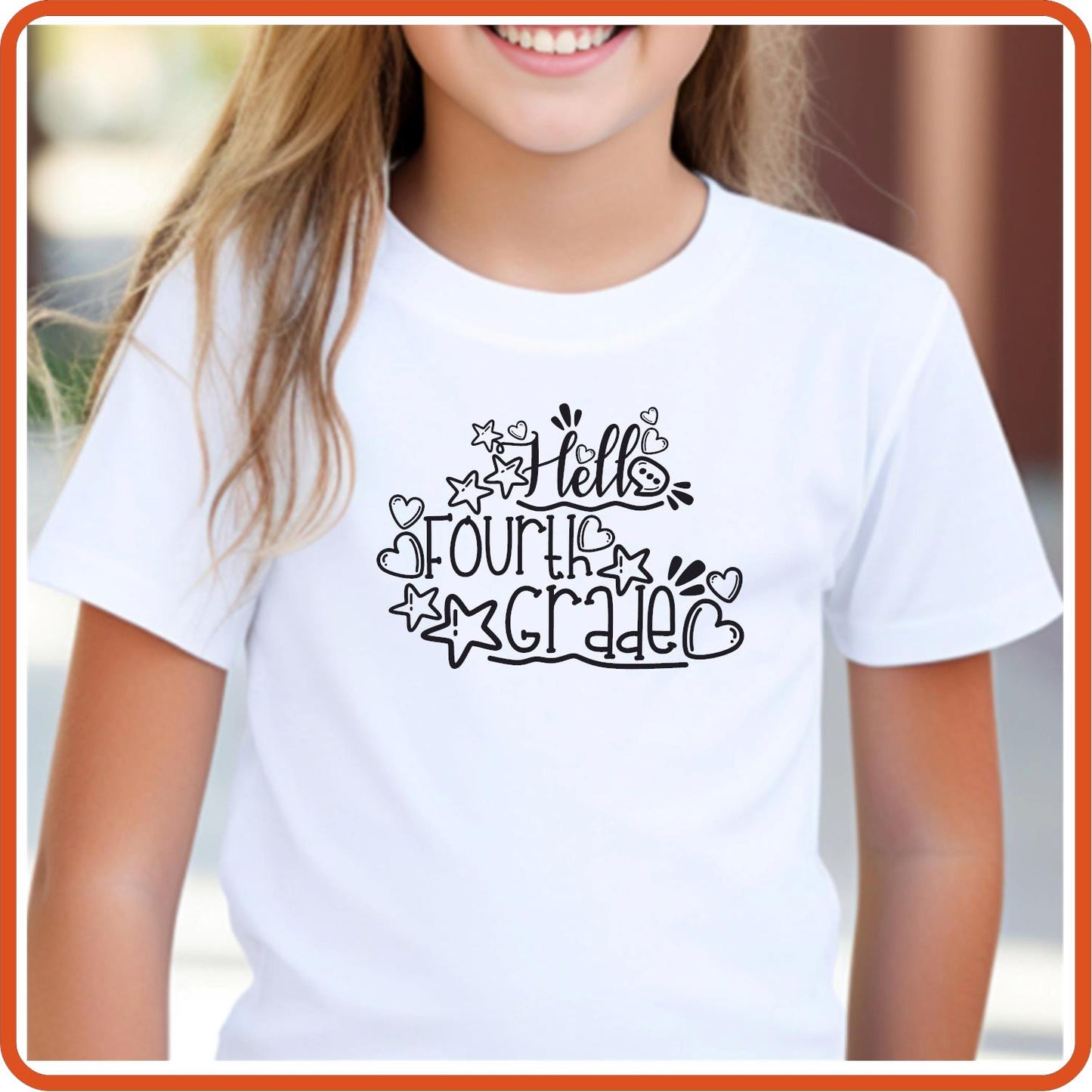 Hello 4th Grade | Back to School Shirts | T-Shirts by SEC Apparel