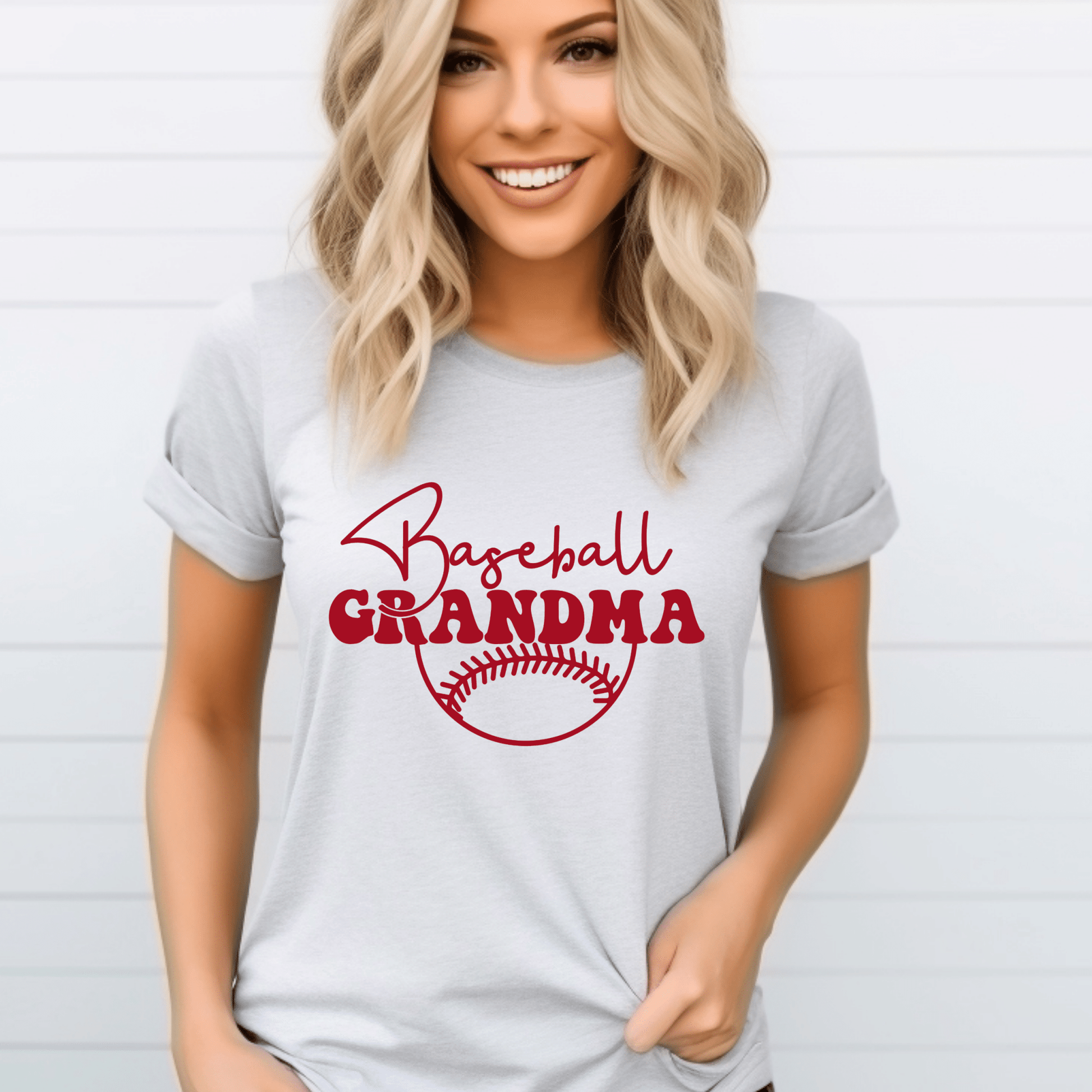 Baseball Grandma Shirt | Crew neck | V Neck| Sweatshirt | Hoodie | SEC Apparel 1 - secapparelonline