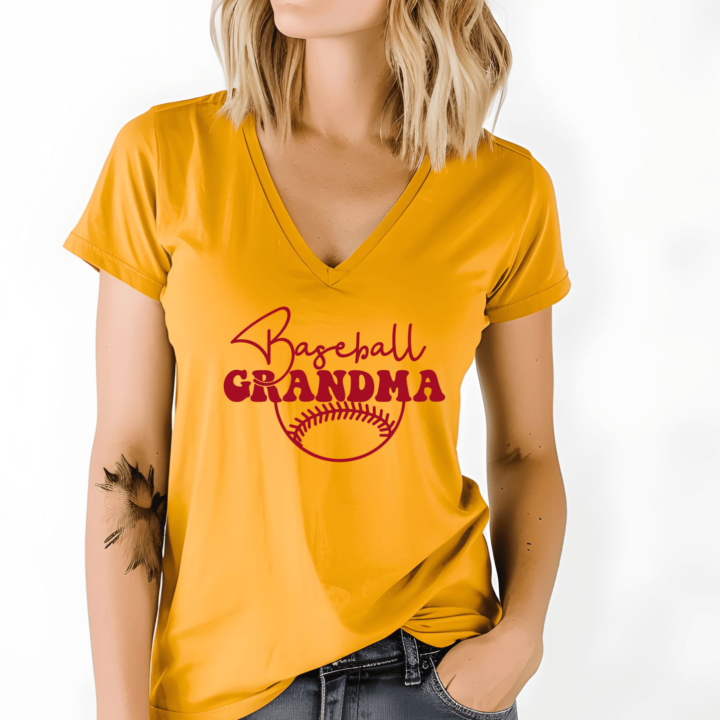 Baseball Grandma Shirt | Crew neck | V Neck| Sweatshirt | Hoodie | SEC Apparel 1 - secapparelonline