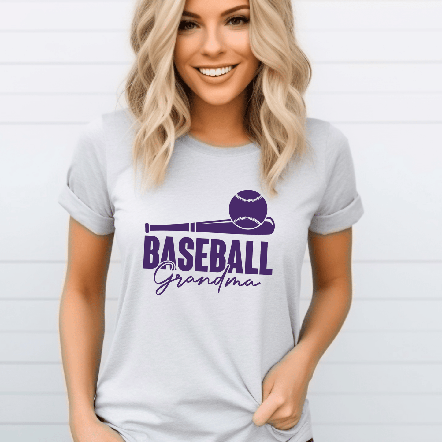 Baseball Grandma Shirt | Crew neck | V Neck| Sweatshirt | Hoodie | SEC Apparel - secapparelonline