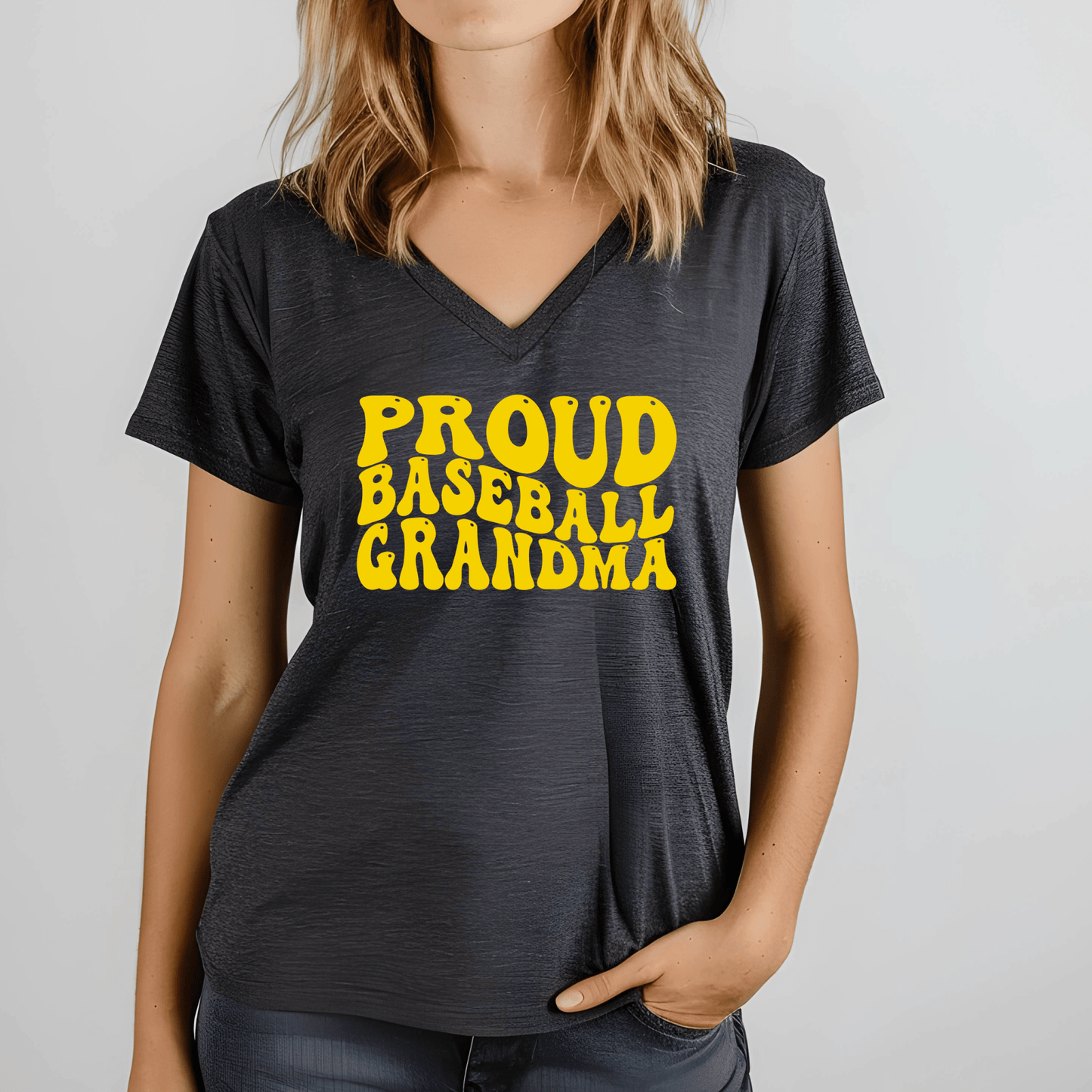 Baseball Grandma Shirt | Crew neck | V Neck| Sweatshirt | Hoodie | SEC Apparel 2 - secapparelonline