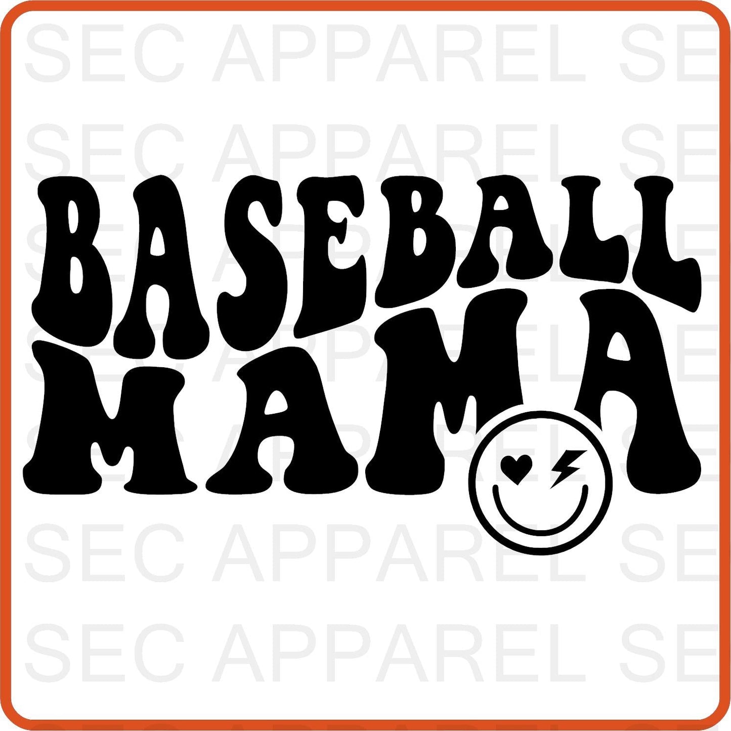 Baseball Iron On Decals Patches transfers vinyl for shirts, clothing | Sport Fan| Baseball Mama - secapparelonline