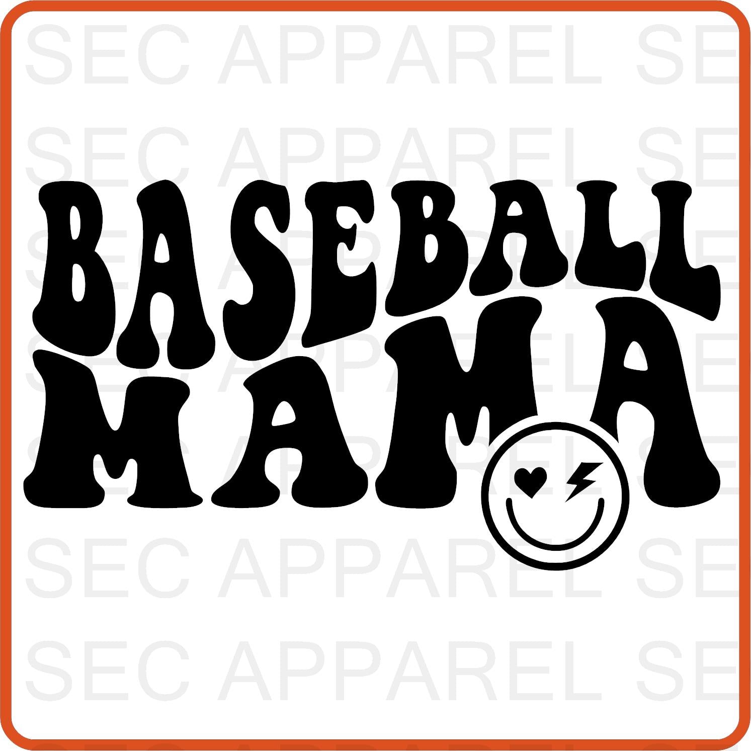 Baseball Iron On Decals Patches transfers vinyl for shirts, clothing | Sport Fan| Baseball Mama - secapparelonline