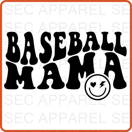 Baseball Iron On Decals Patches transfers vinyl for shirts, clothing | Sport Fan| Baseball Mama - secapparelonline