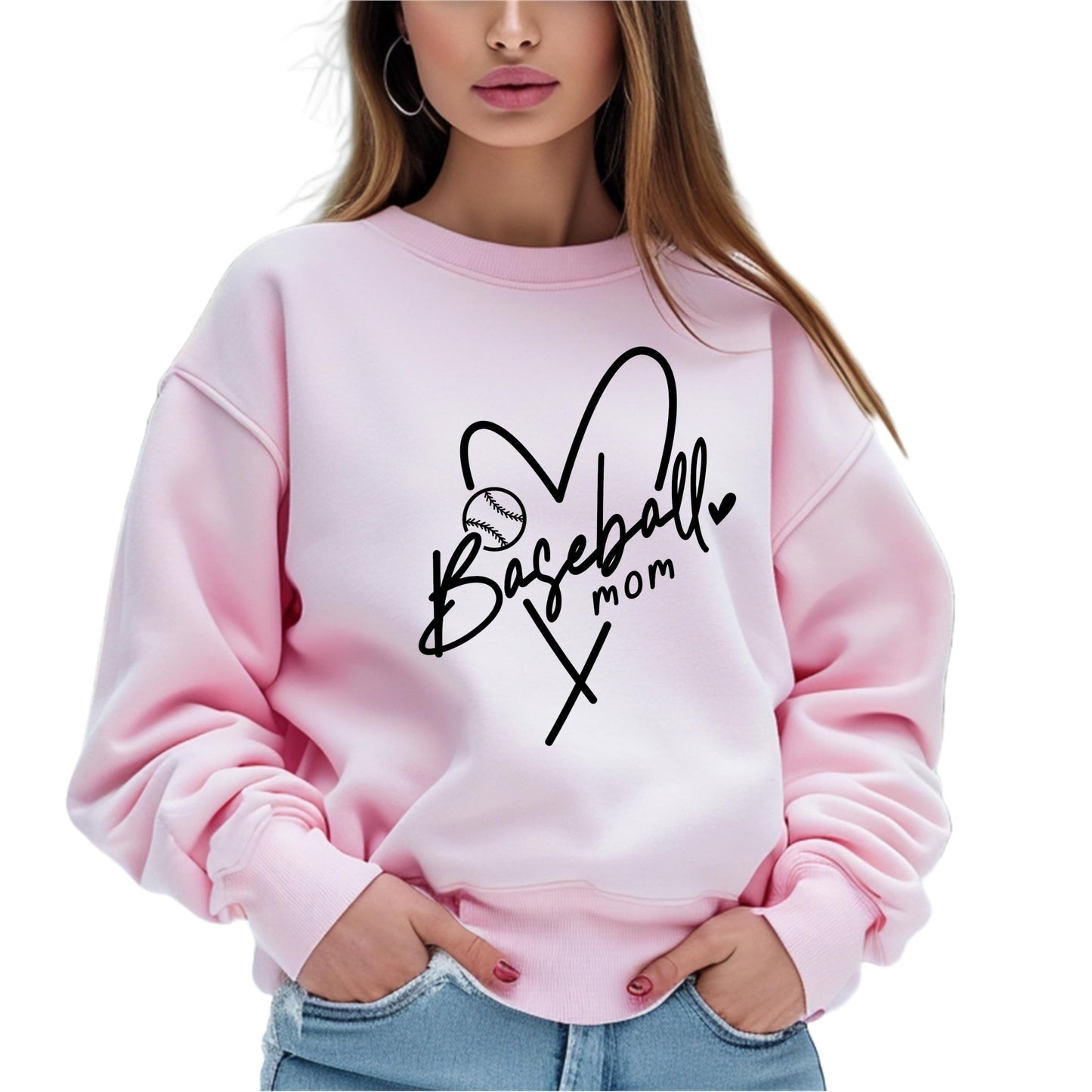 Baseball Mom Sweatshirt | Women's Fleece | SEC Apparel - secapparelonline