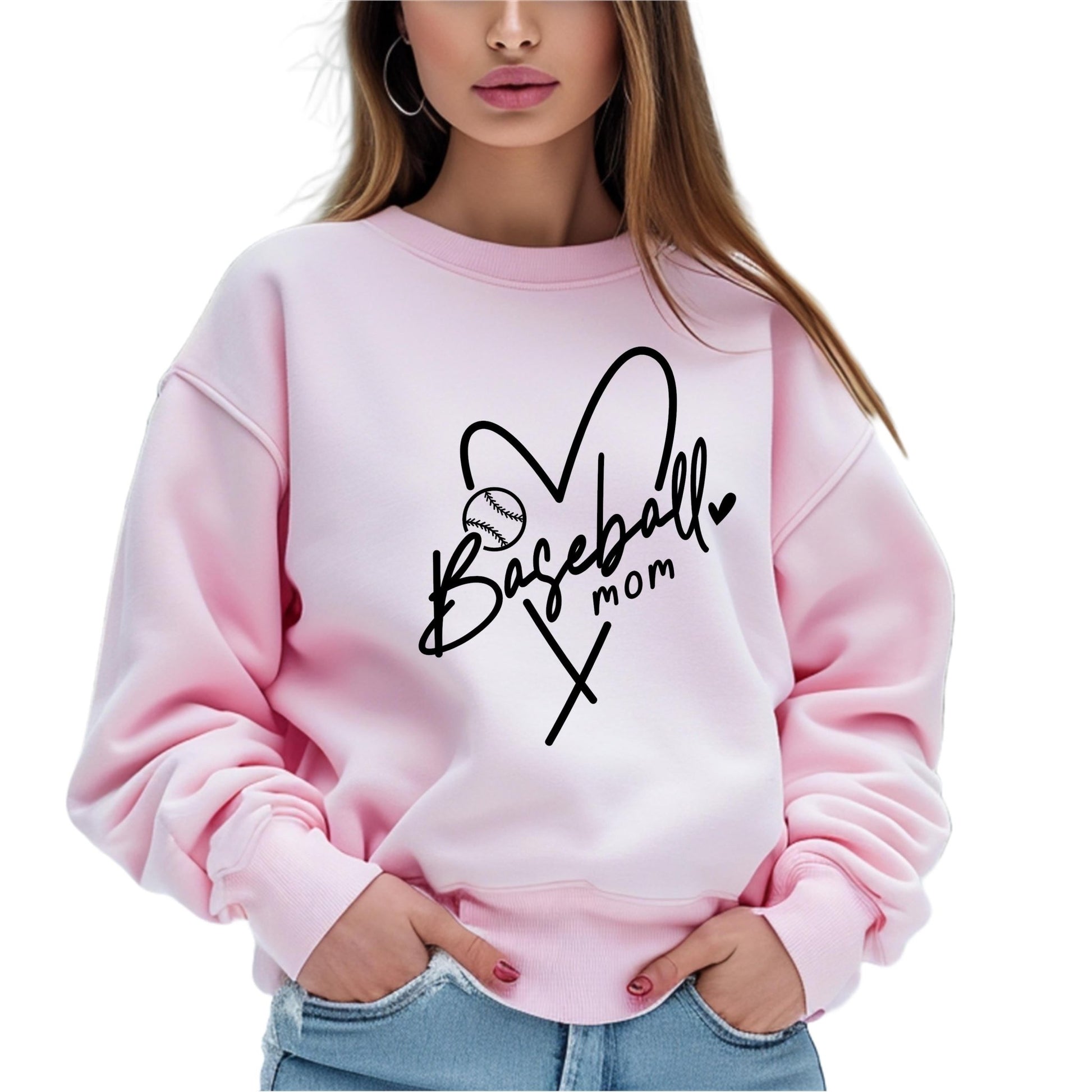 Baseball Mom Sweatshirt | Women's Fleece | SEC Apparel - secapparelonline