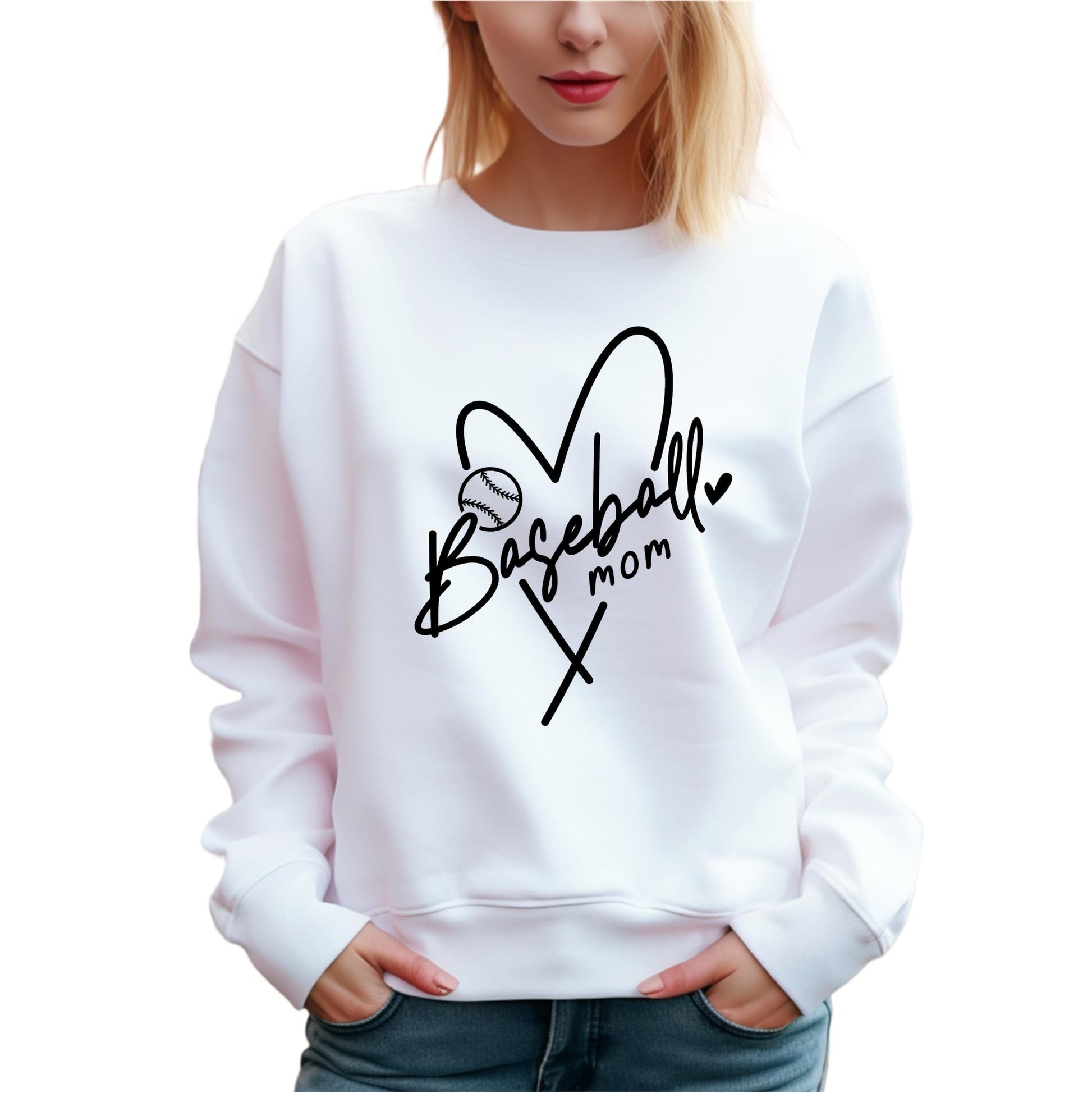Baseball Mom Sweatshirt | Women's Fleece | SEC Apparel - secapparelonline