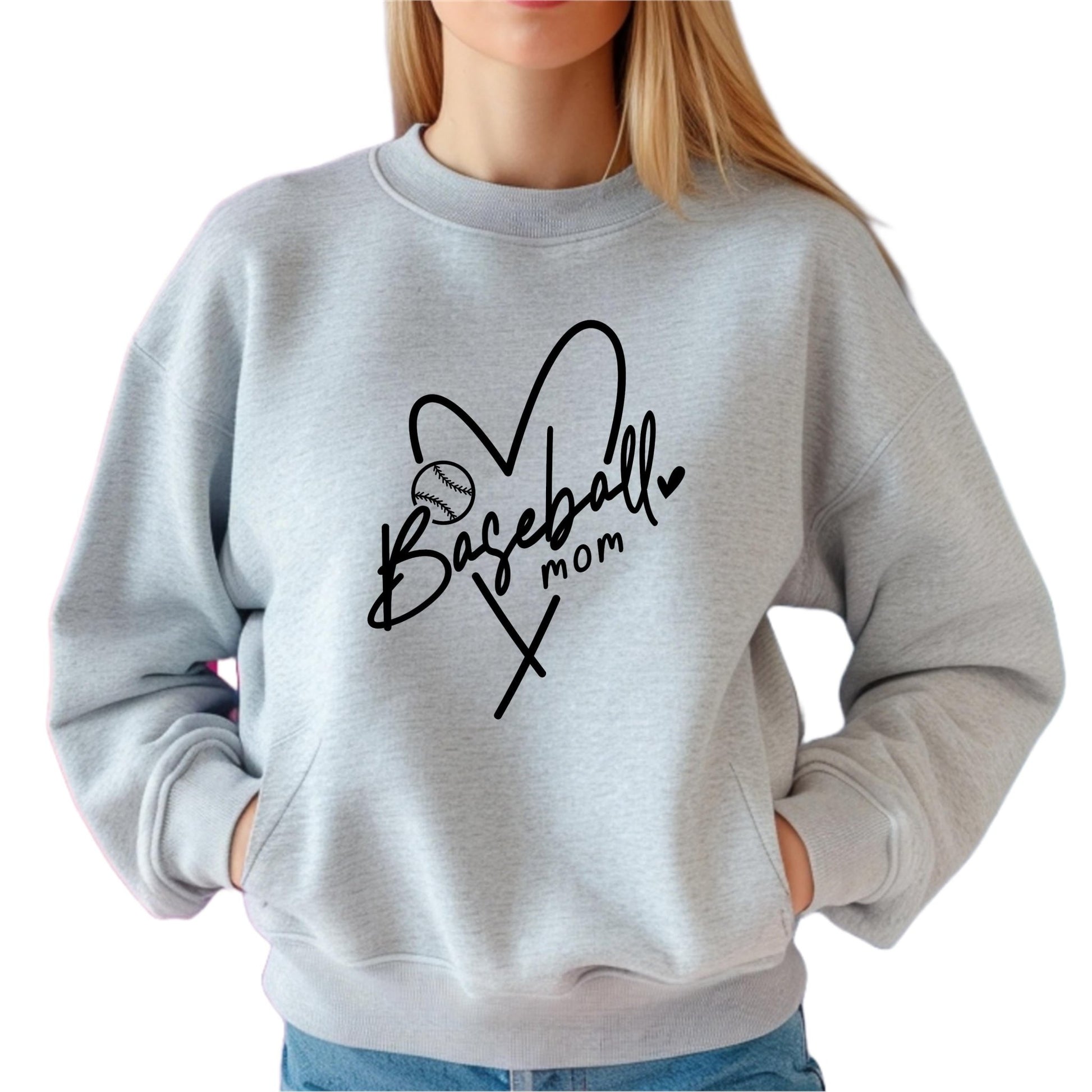 Baseball Mom Sweatshirt | Women's Fleece | SEC Apparel - secapparelonline