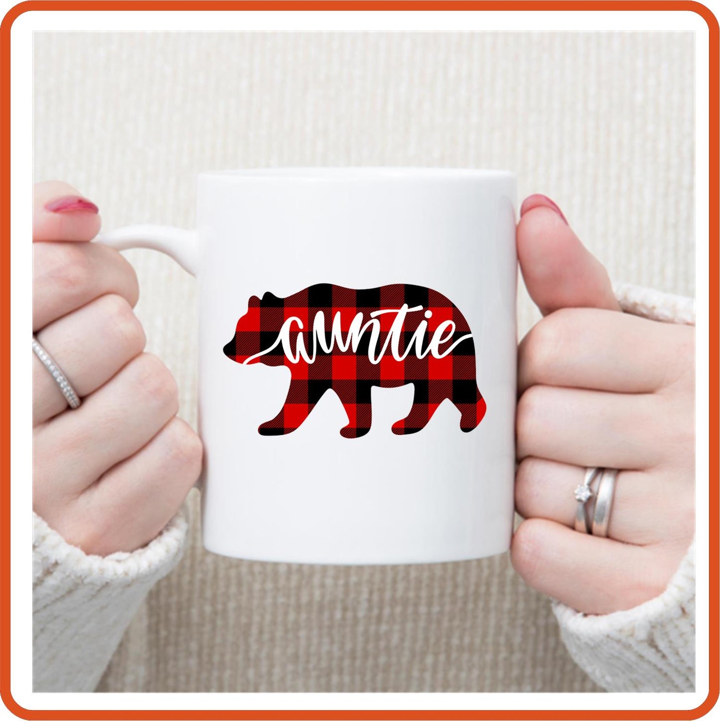 Auntie | Bear | Family Mugs -11oz Coffee Mug by SEC Apparel