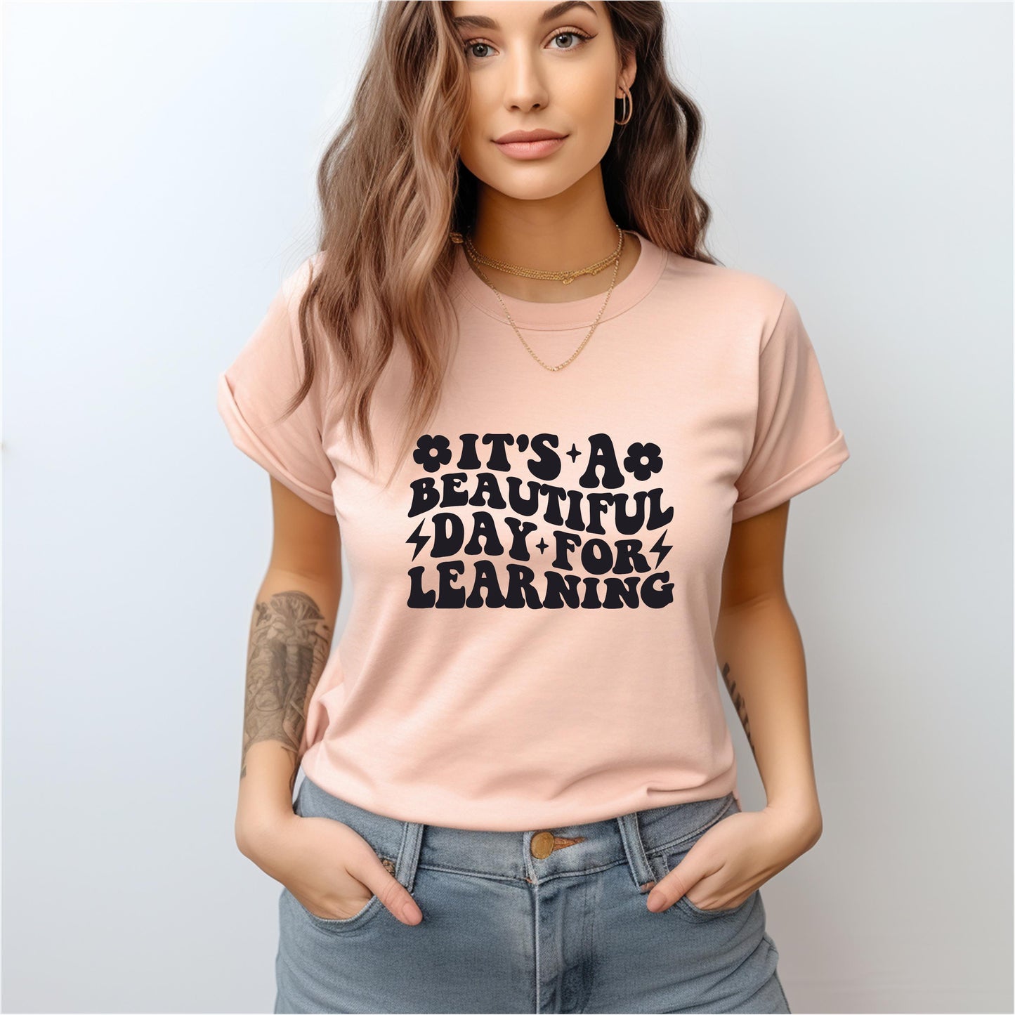 Its a Beautiful Day for Learning | Graphic T Shirts| Unisex | SEC Apparel