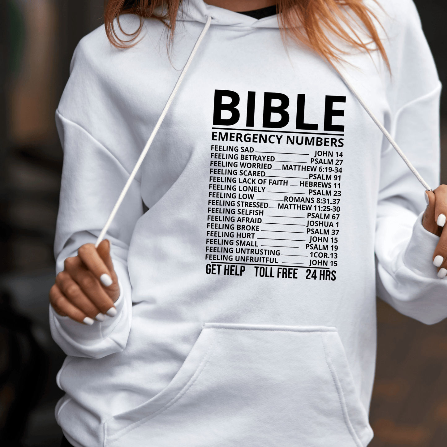Bible Emergency Numbers Shirt | Crew neck | V Neck| Sweatshirt | Hoodie - secapparelonline