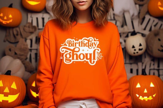 Birthday Ghoul Shirt | Crew neck | V Neck| Sweatshirt | Hoodie - secapparelonline
