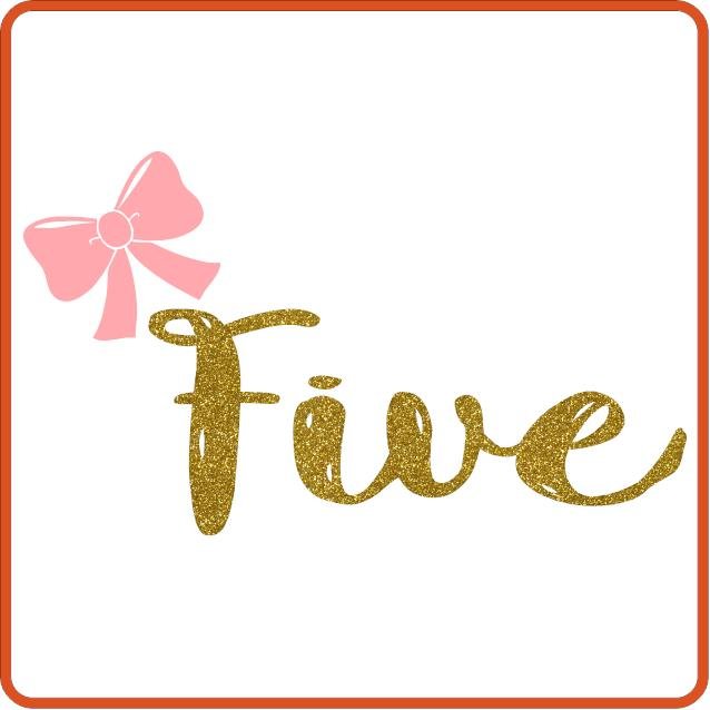 Birthday with a bow Iron On Transfers Decals Patches Vinyl for T Shirts Fabric Clothing - secapparelonline