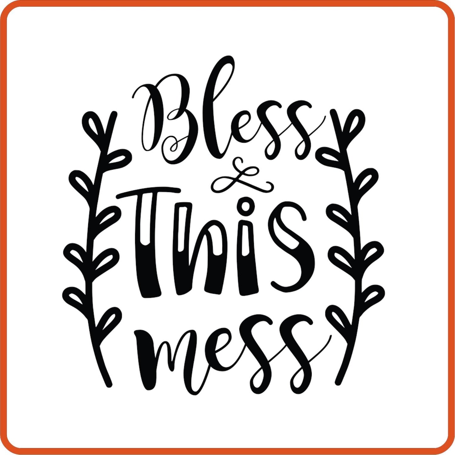 Bless This Mess | Family Iron On Decals Patches by SEC Apparel - secapparelonline