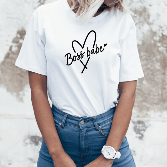 Boss Babe Shirt | Crew neck | V Neck| Sweatshirt | Hoodie - secapparelonline