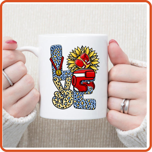 Boxing Fan Mugs - 11oz Coffee Mug | Sport Fan Mugs | Love Boxing - secapparelonline