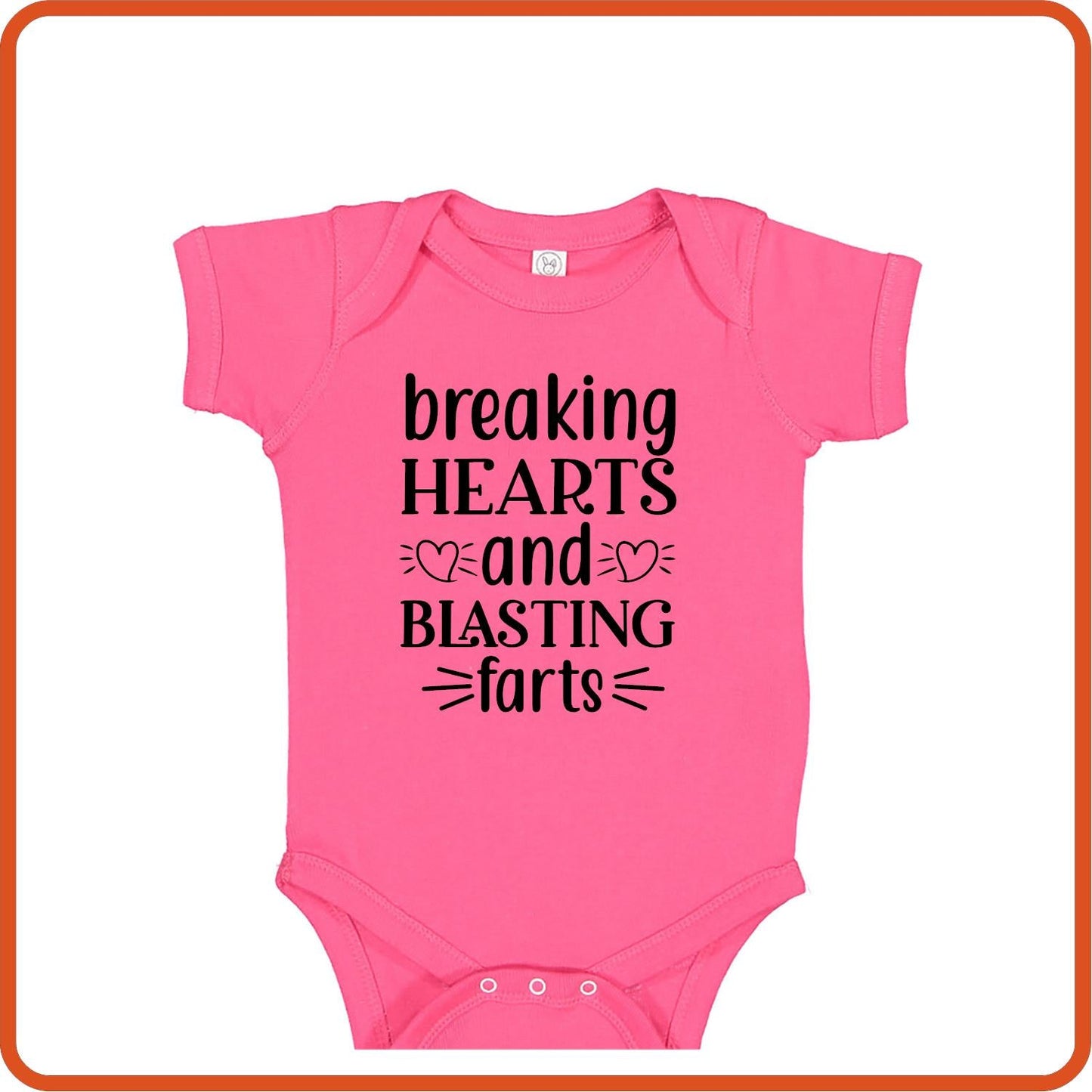 Breaking Hearts | New Baby Shirt Bodysuit Onesies by SEC Apparel - secapparelonline