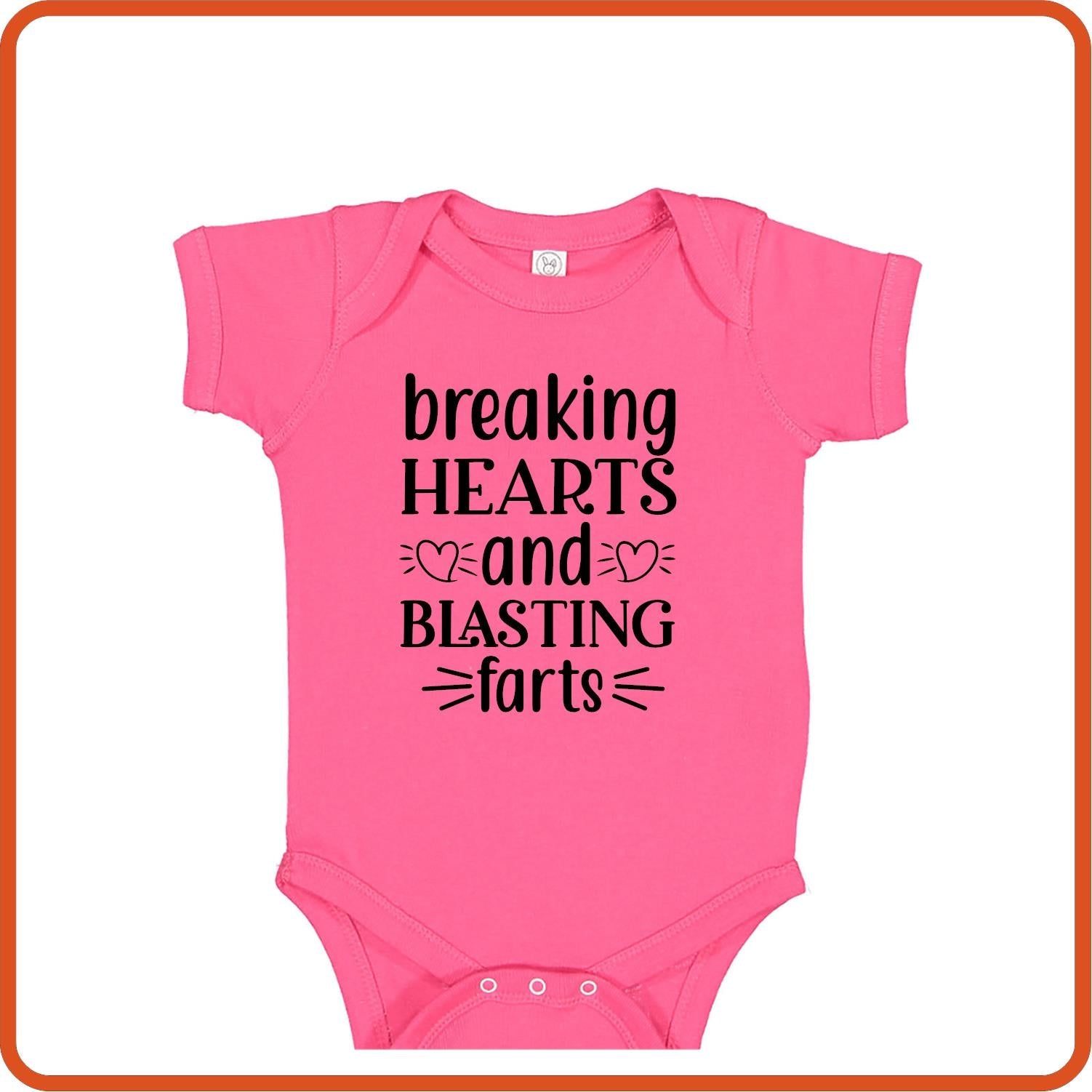 Breaking Hearts | New Baby Shirt Bodysuit Onesies by SEC Apparel - secapparelonline