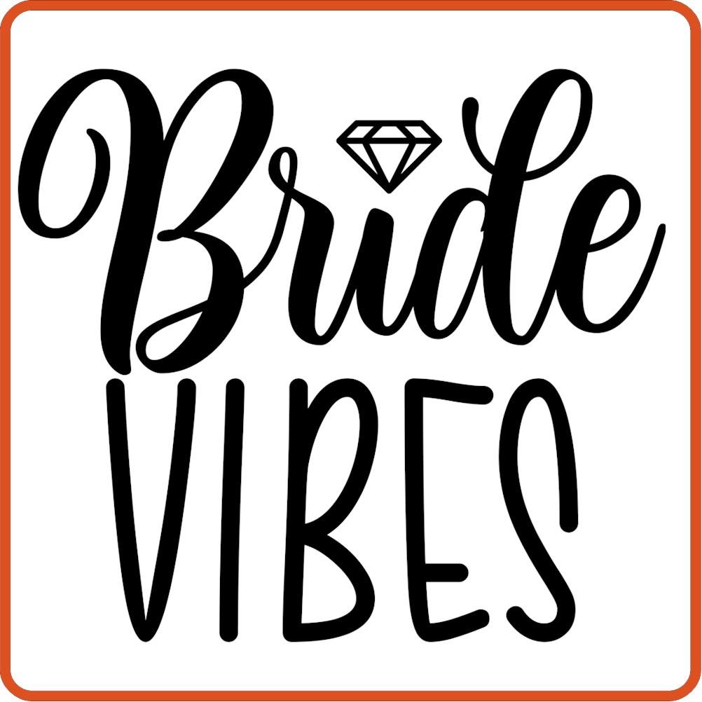 Bride Vibes | Bachelorette Iron On Decal by SEC Apparel - secapparelonline