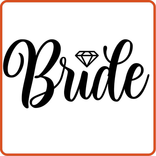 Bride | Bachelorette Iron On Decal by SEC Apparel