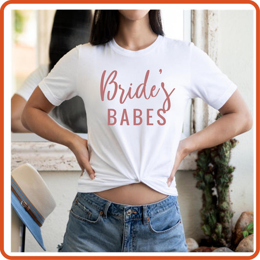 Bride's Babes | Bachelorette Tshirt | SEC Apparel - secapparelonline