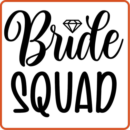 Bride Squad | Bachelorette Iron On Decal by SEC Apparel