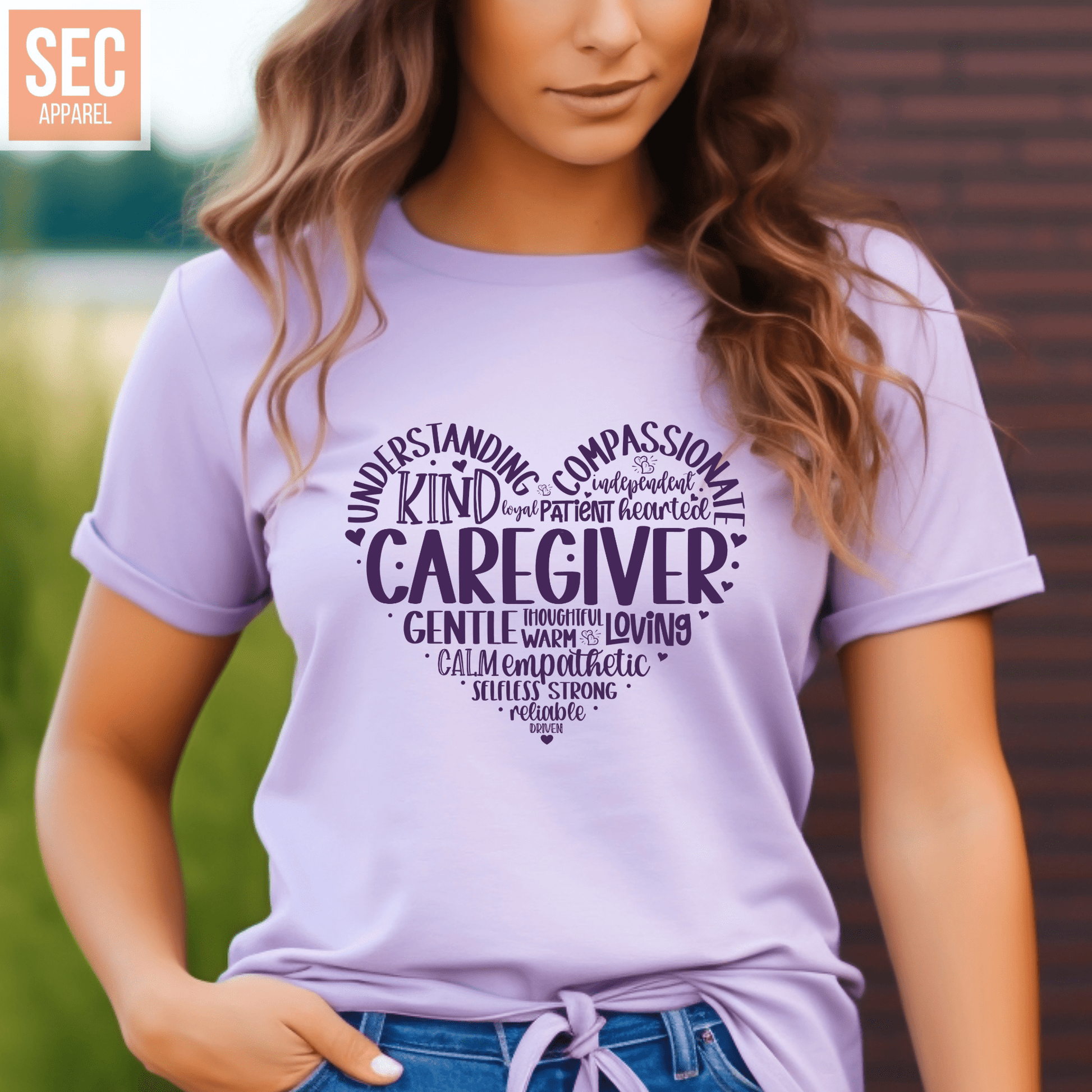 Caregiver Teacher | Graphic T Shirts| Unisex | SEC Apparel - secapparelonline