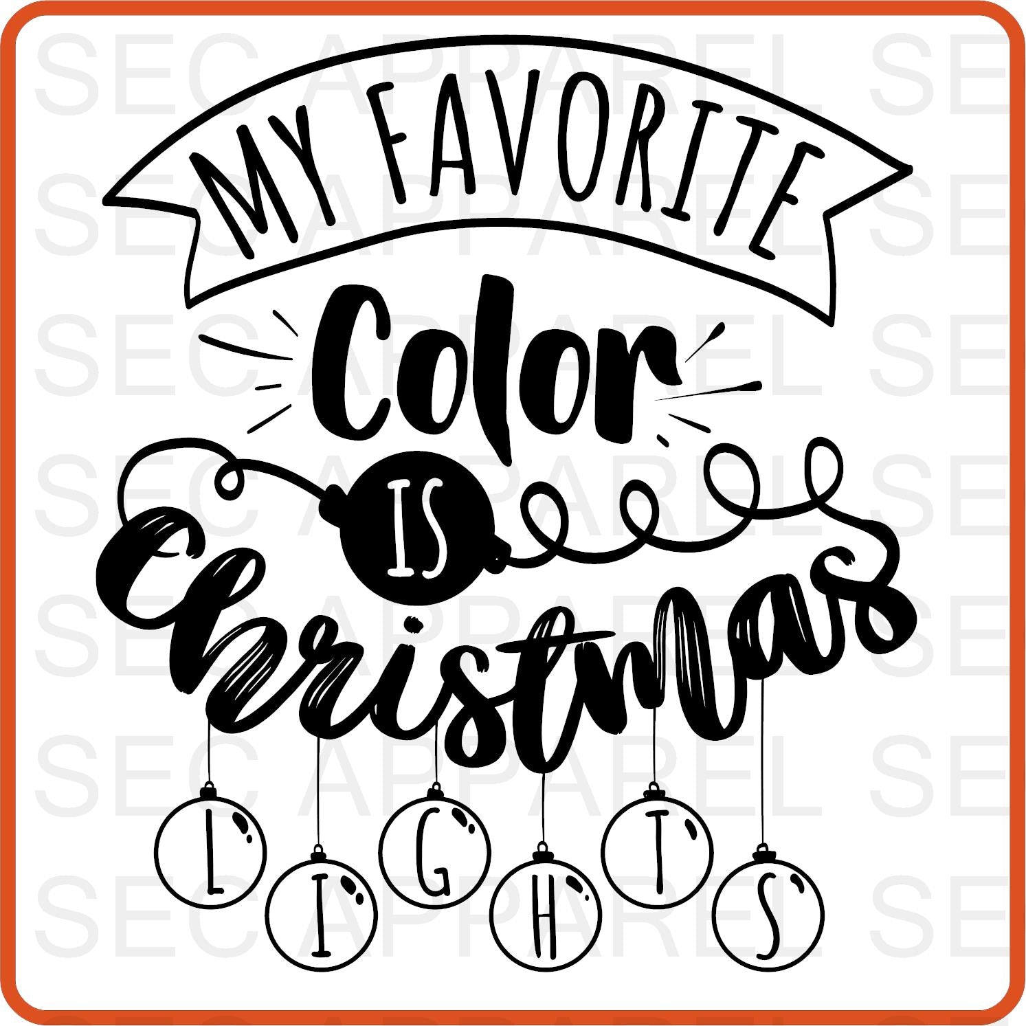 Christmas Iron On Decals Patches transfers vinyl for shirts, clothing | SEC Apparel | My Favorite Color - secapparelonline