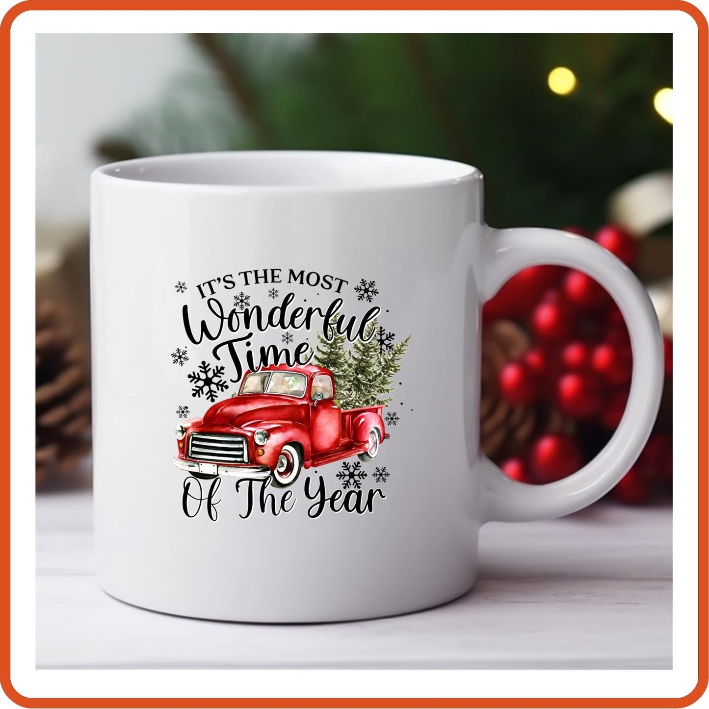 Christmas Mugs - 11oz Coffee Mug | Holiday Gift | SEC Apparel | It's the most wonderful time of the year - secapparelonline