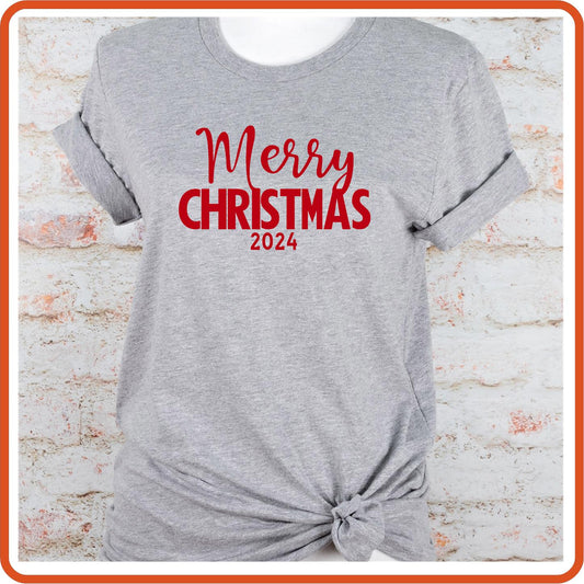 Christmas Graphic T Shirts| Unisex | SEC Apparel | Merry Christmas with Year