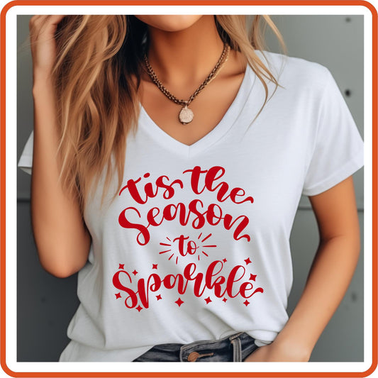 Christmas Graphic T Shirts| Unisex | SEC Apparel | Season to Sparkle