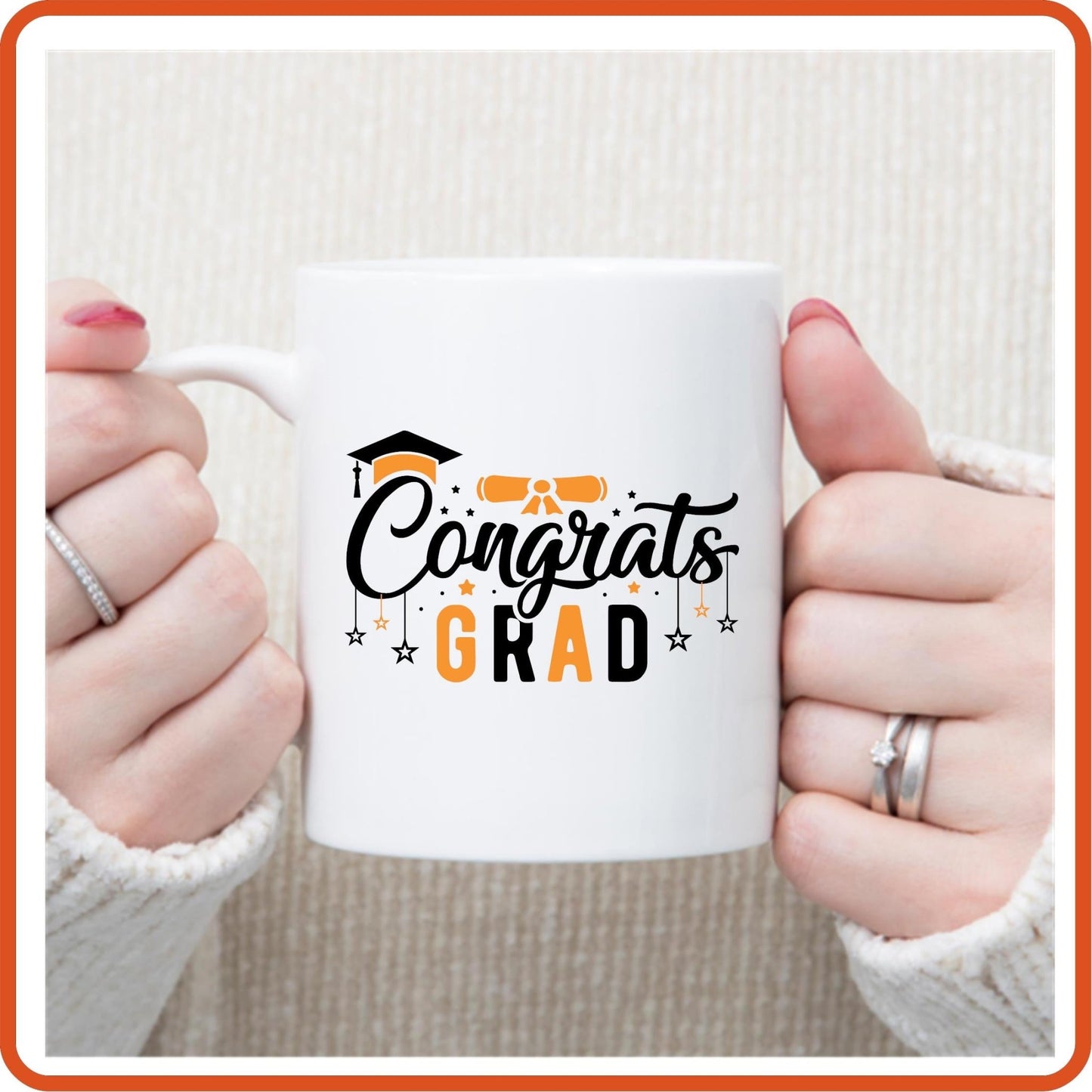 Congrats Grad - 11oz Graduation Mug Gift by SEC Apparel - secapparelonline